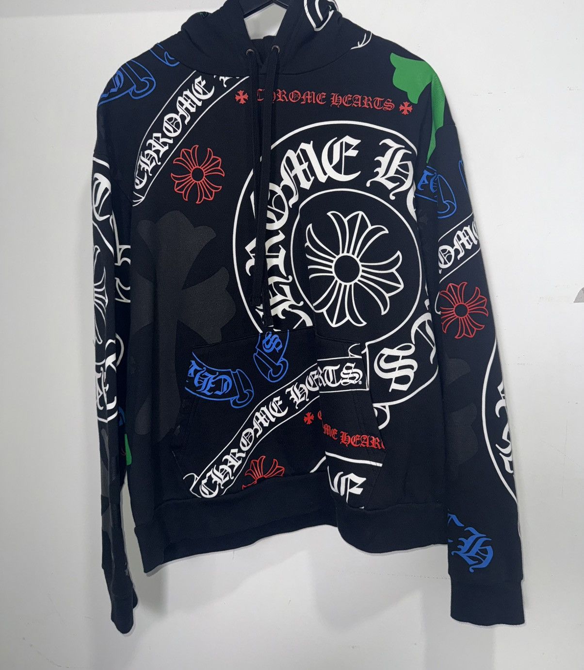Chrome Hearts black Chrome Hearts Stencil Hoodie Size US M / EU 48-50 / 2 - 2 Thumbnail