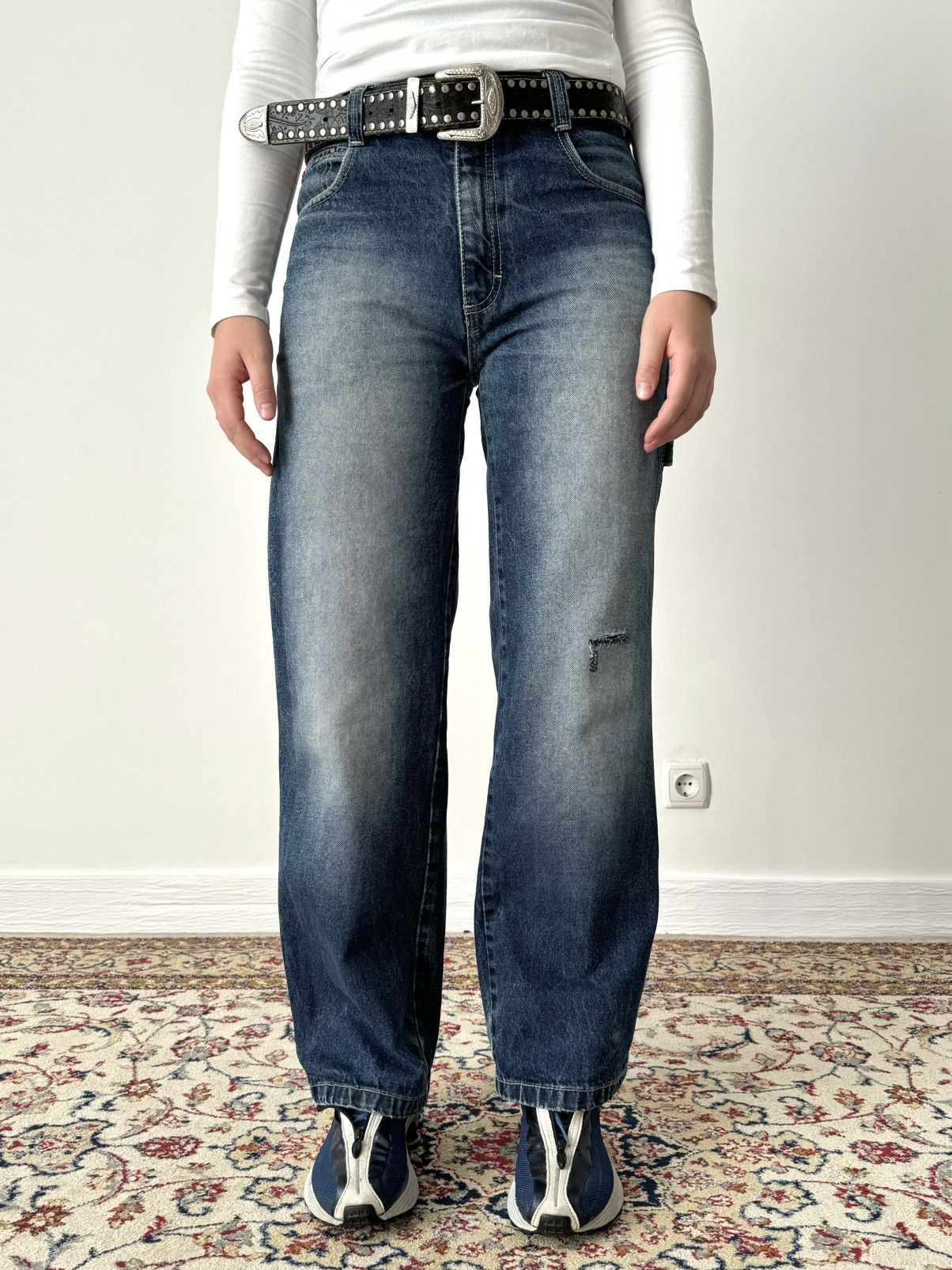 Southpole × Vintage Vintage Y2K Southpole Women's Carpenter Skate Jeans Pants Size 34" / US 12 / IT 48 - 3 Thumbnail