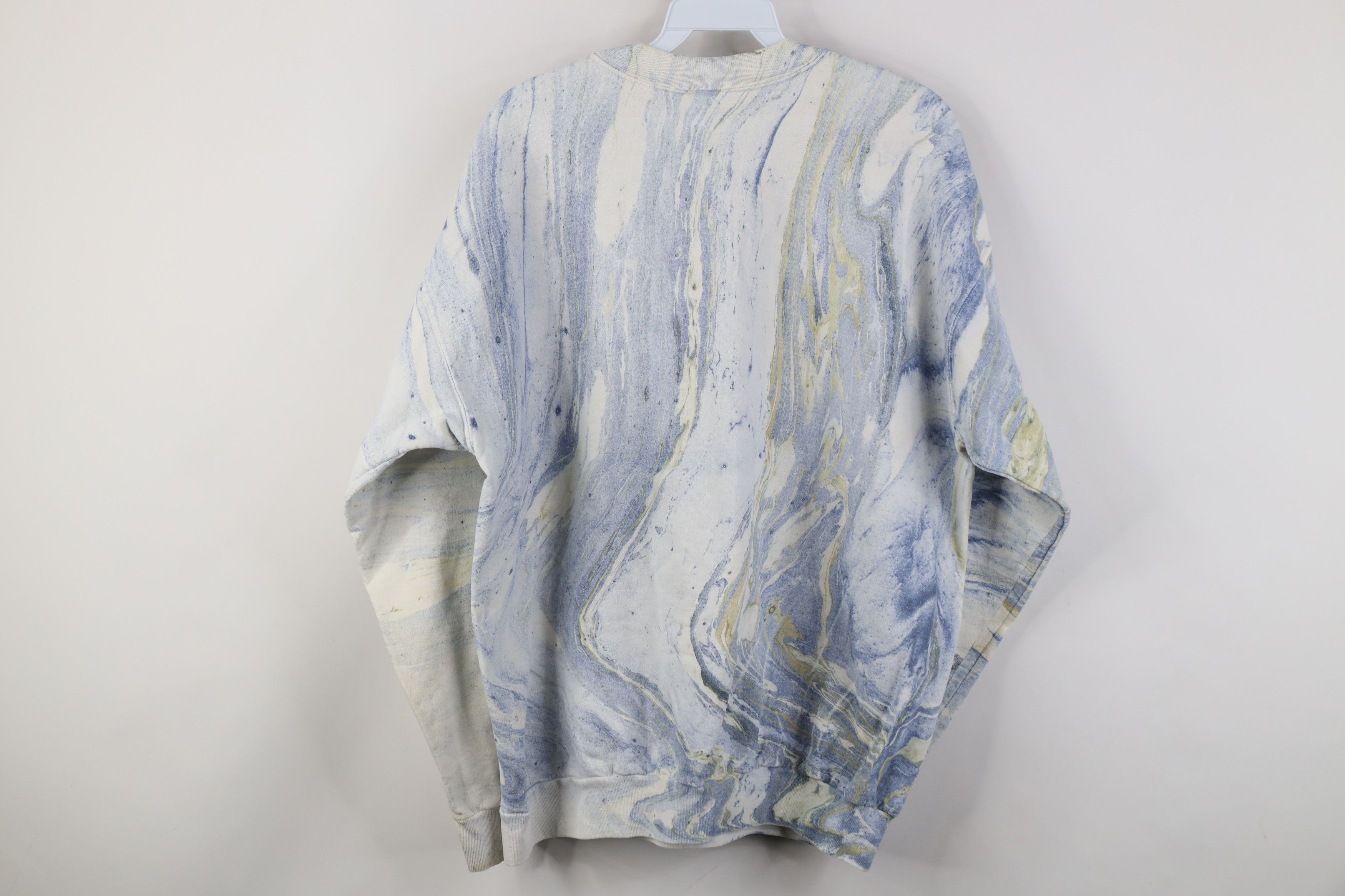 Vintage Vintage 90s Streetwear Paint Splatter Crewneck Sweatshirt Size L / US 10 / IT 46 - 12 Thumbnail