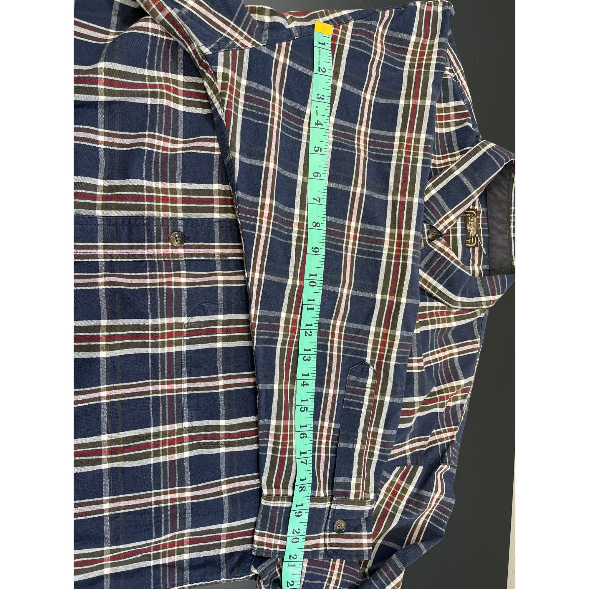 Other C.E. Schmidt Workwear Men's Blue Flannel Shirt/Button Up Sz Size US XL / EU 56 / 4 - 8 Thumbnail