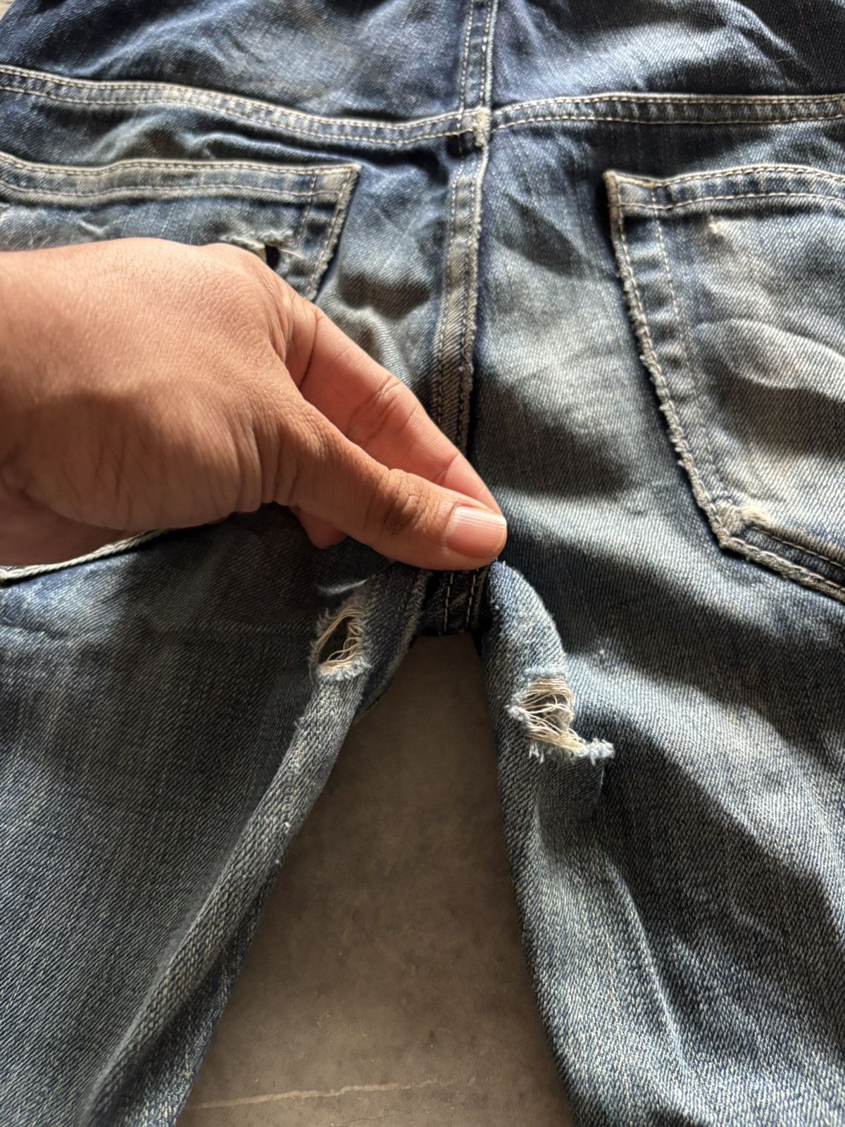 Murder License MURDER LICENSE skinny slim japanese distressed whiskered Size US 29 - 17 Thumbnail