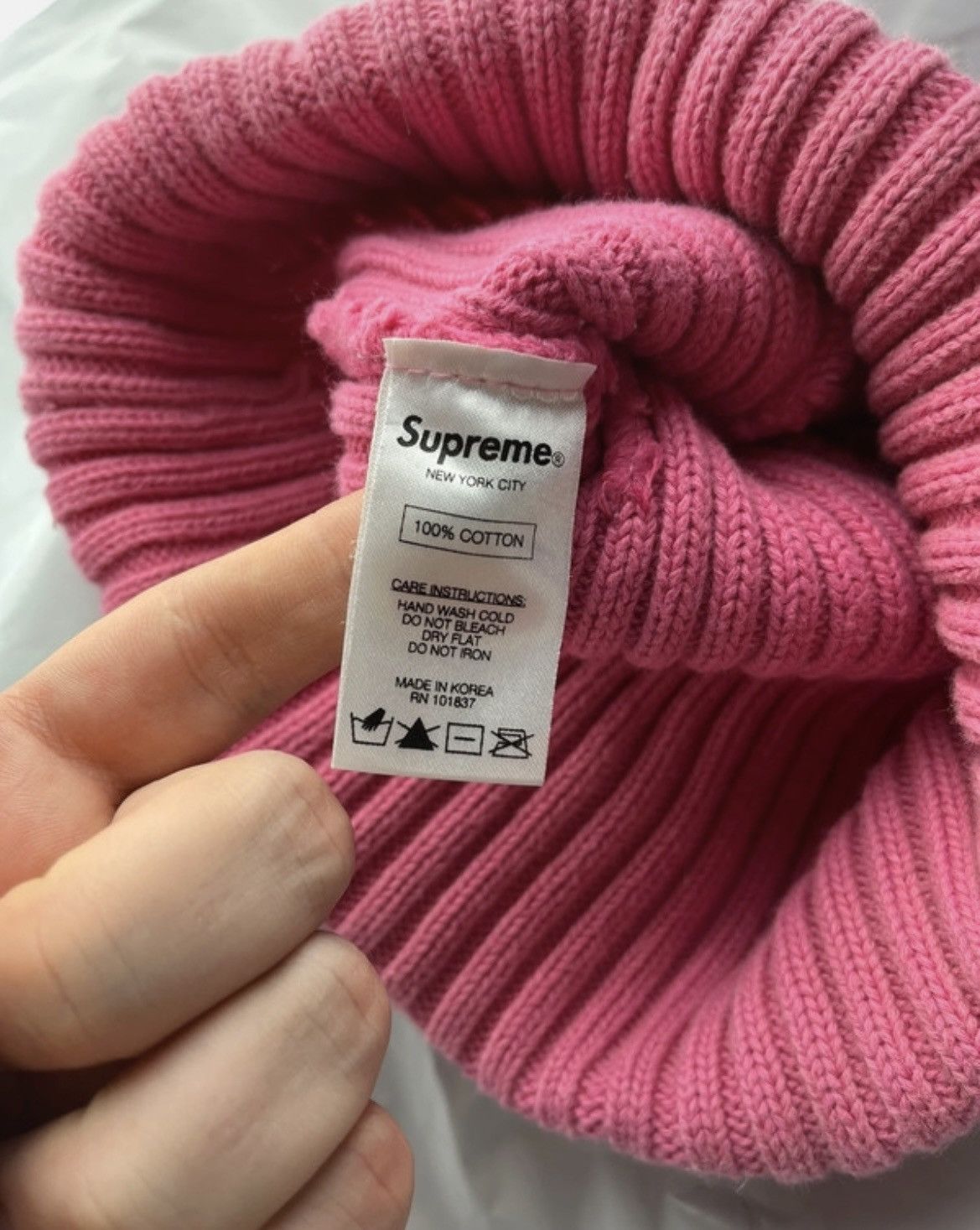 Supreme Supreme winter hat pink Size ONE SIZE - 3 Thumbnail