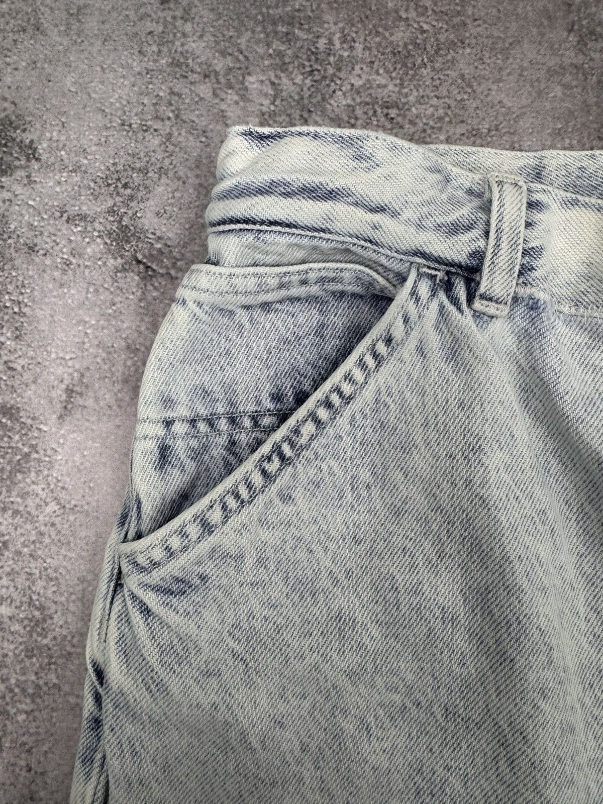 Carhartt Carhartt WIP Women Wide Leg Jeans Light Blue Size W29 Size 29" - 10 Thumbnail