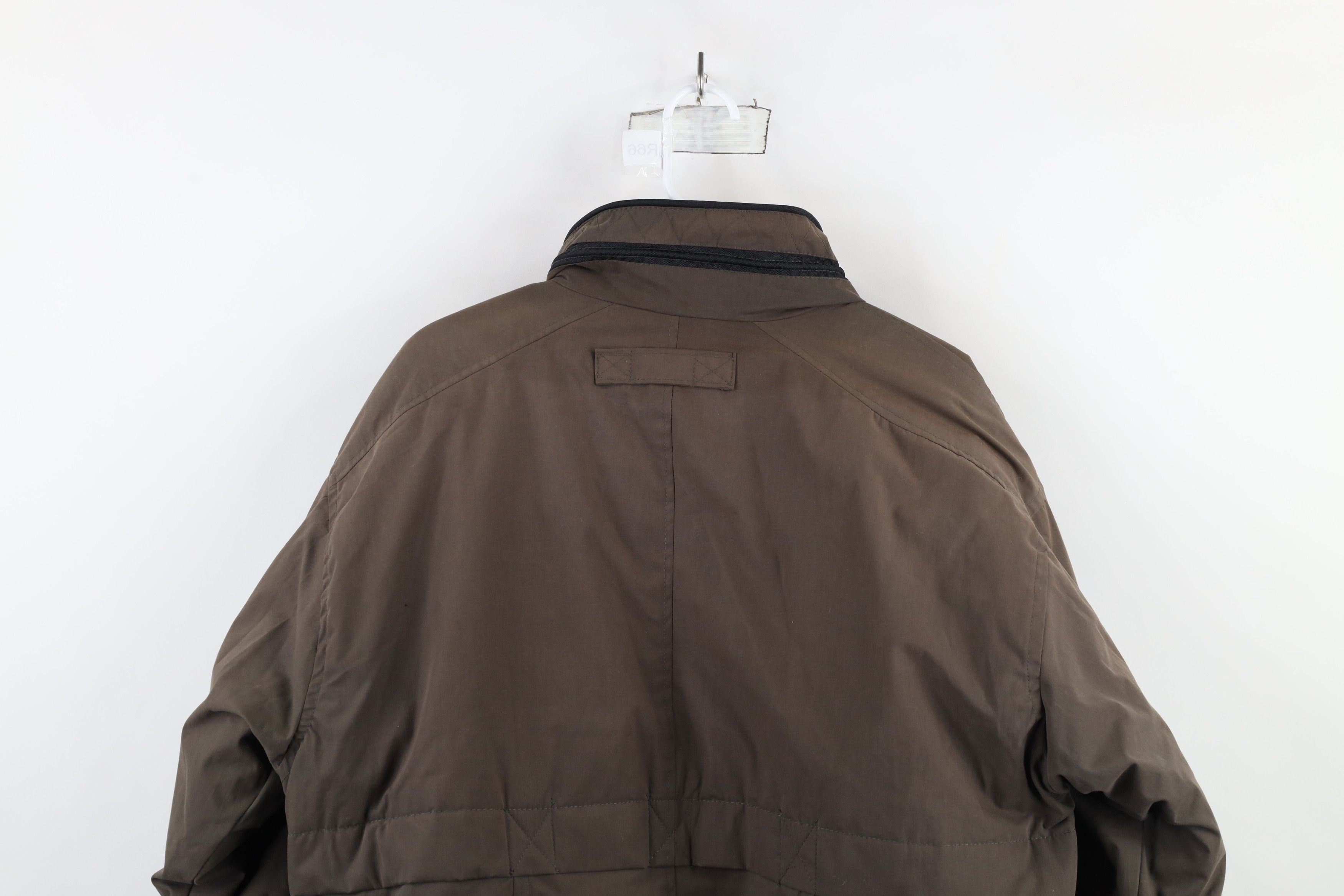 Vintage Vintage 90s Streetwear Quilted Full Zip Bomber Jacket Brown Size US M / EU 48-50 / 2 - 15 Thumbnail