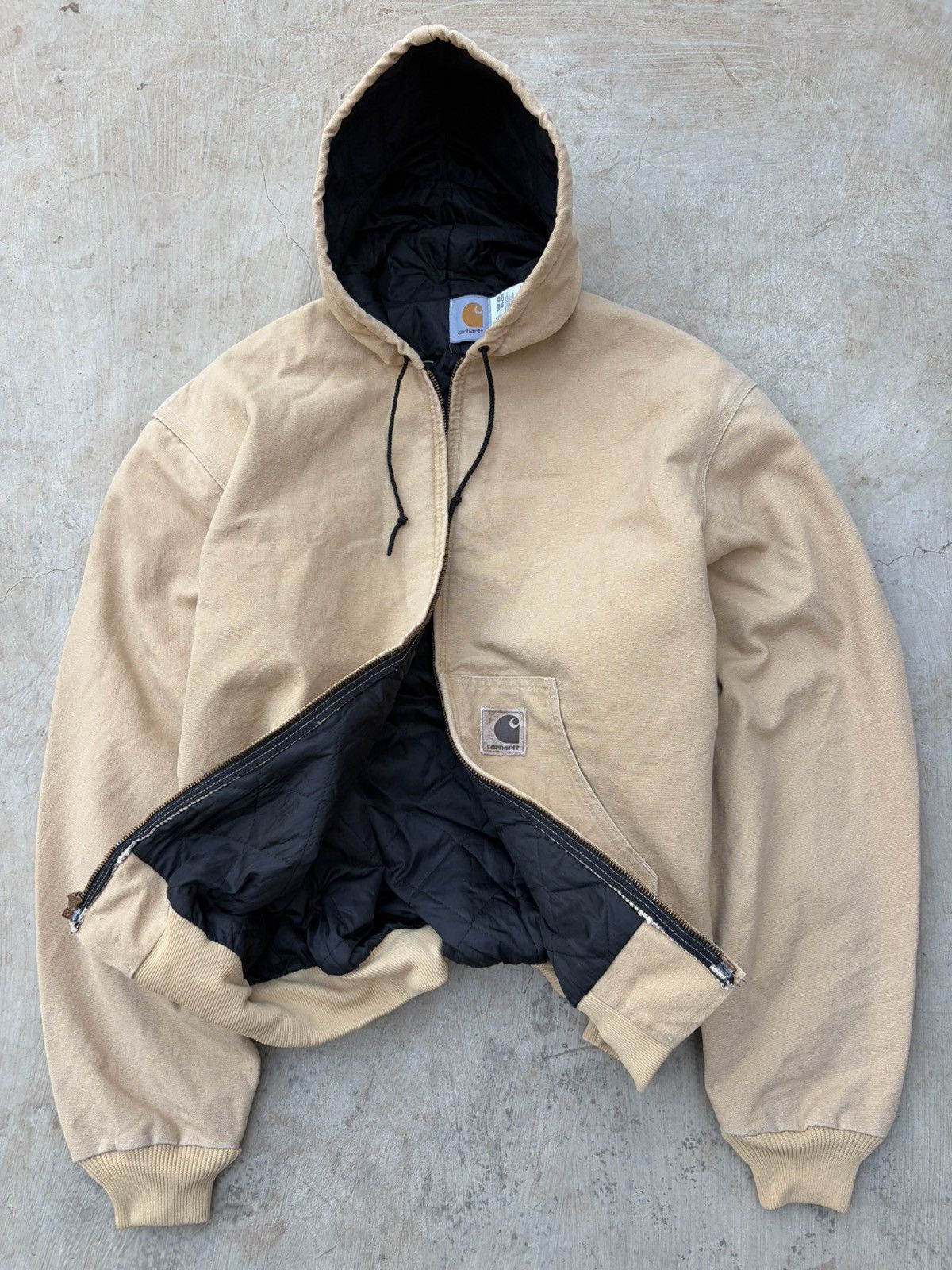 Carhartt Vintage 1998 Sunfaded Carhartt Active Jacket J06 WET Size US XL / EU 56 / 4 - 2 Thumbnail