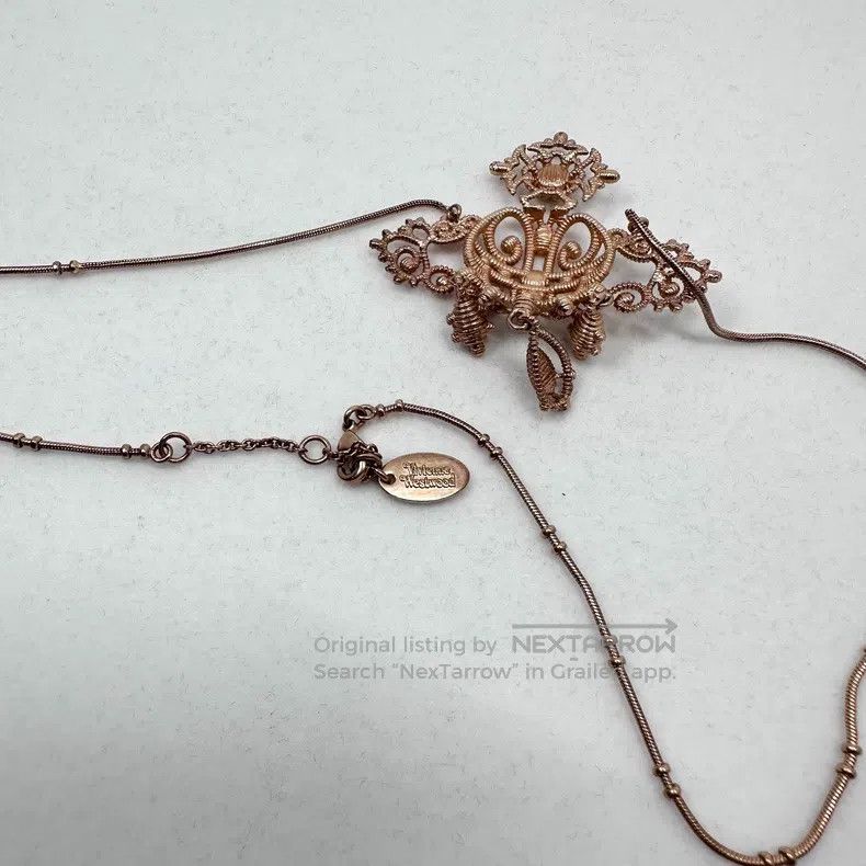 Vivienne Westwood vivienne westwood Rare Isolde series rose gold woven neckl Size ONE SIZE - 2 Thumbnail