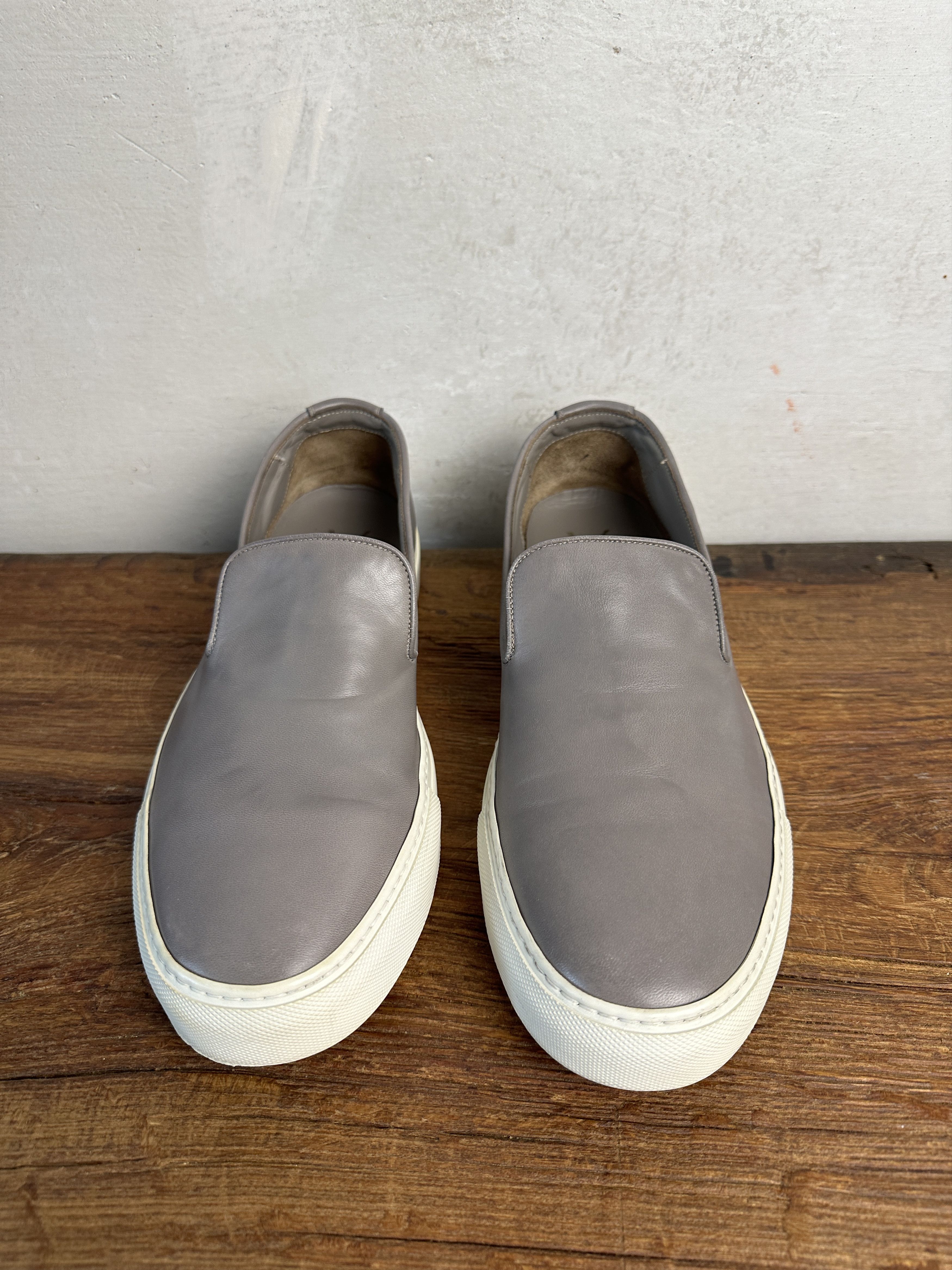 Saint Laurent Paris Yves Saint Laurent Leather Slip Ons Size US 10.5 / EU 43-44 - 7 Thumbnail