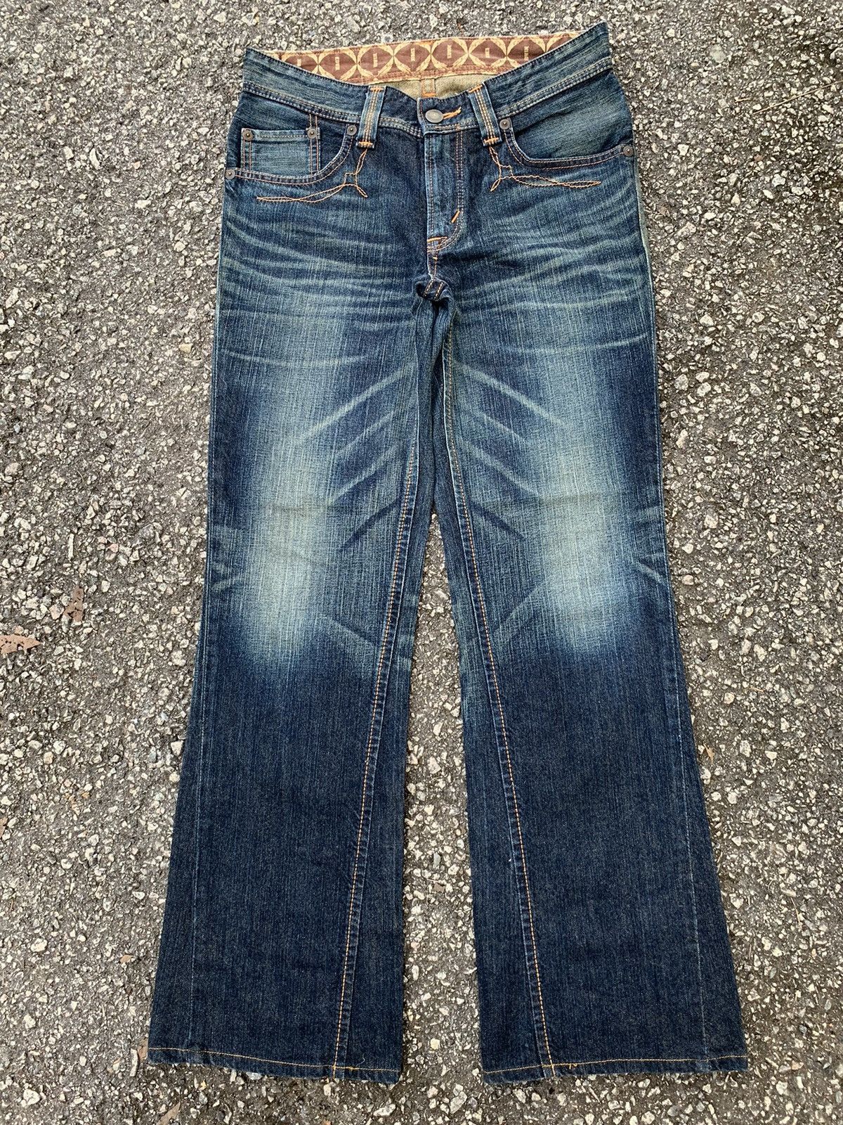 Edwin FLARE💥 EDWIN NAVAJO HIPPIES STYLE RUSTY DISTRESSED DENIM Size US 32 / EU 48 - 1 Thumbnail
