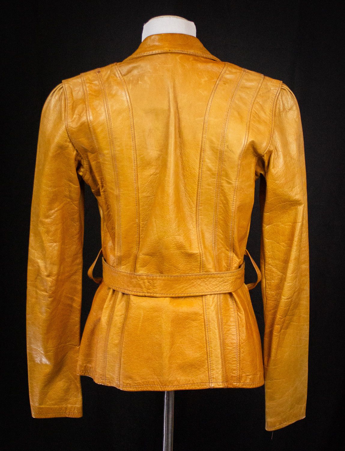 Vintage Vintage East West Musical Instruments Leather Jacket 70s Size S / US 4 / IT 40 - 6 Thumbnail