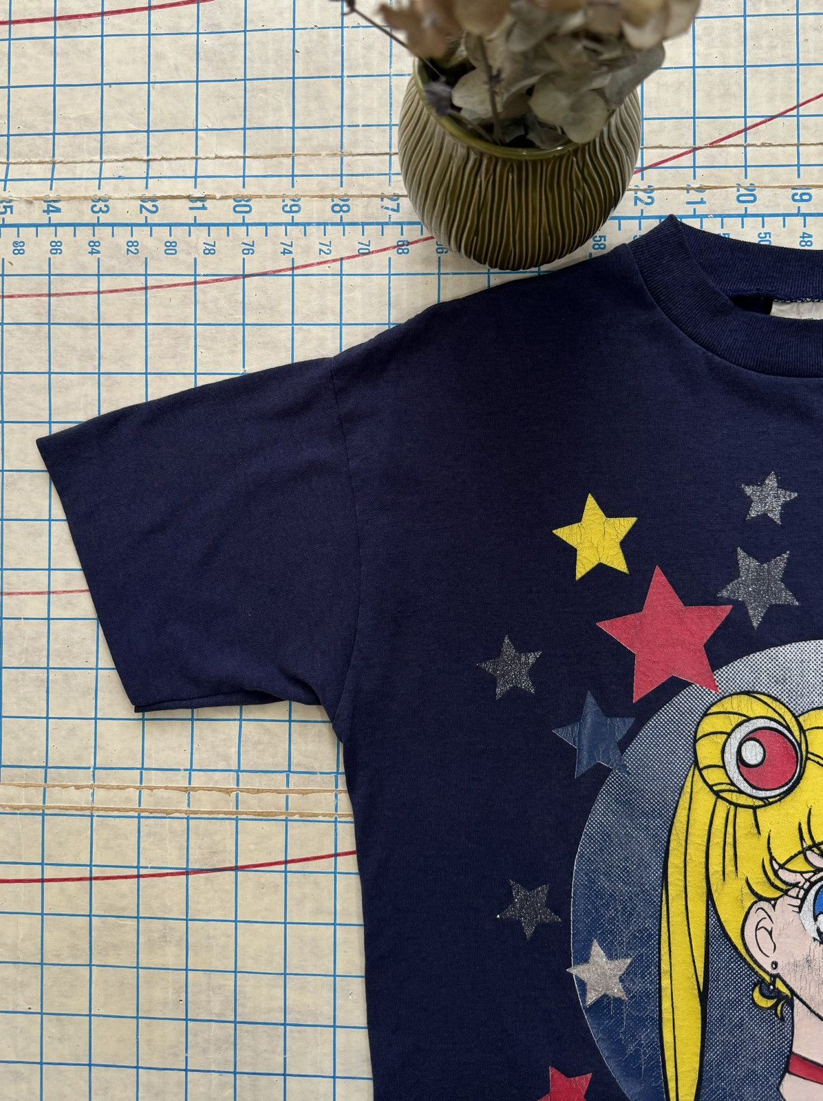 Vintage Vintage 90’s Sailor Moon Navy Blue Graphic Tee Fits Medium Size US M / EU 48-50 / 2 - 5 Thumbnail