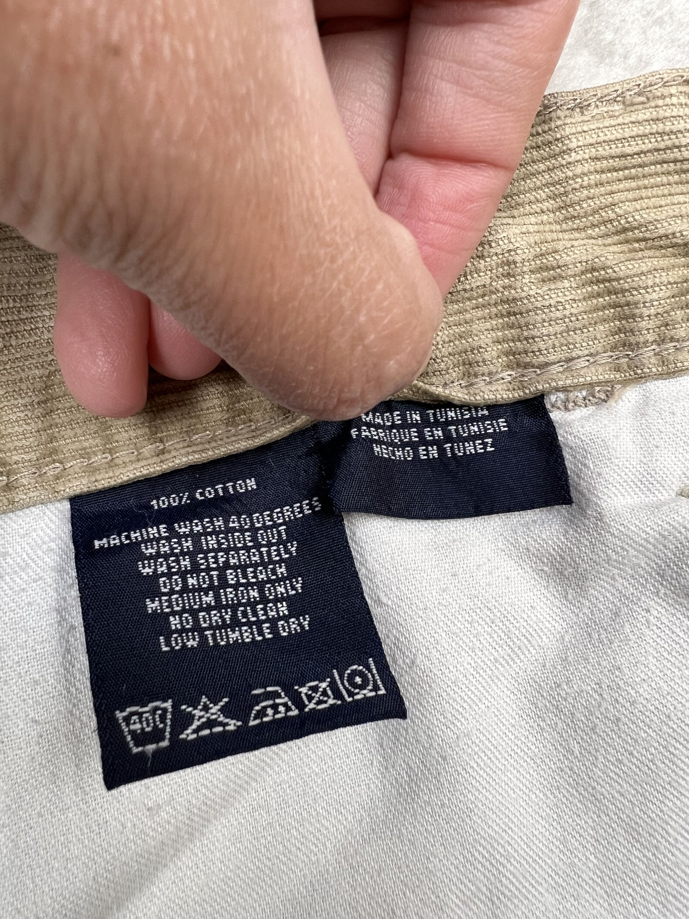 Tommy Hilfiger Tommy Hilfiger Midtown Corduroy Pants Beige W31 Size US 31 - 19 Thumbnail