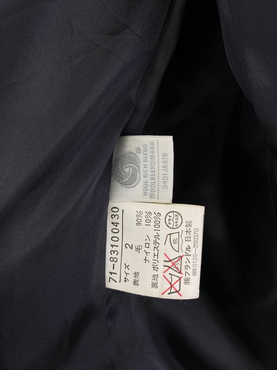 Yohji Yamamoto Vintage Yohji Yamamoto Ined Wool Coat Long Jacket Size M / US 6-8 / IT 42-44 - 10 Thumbnail