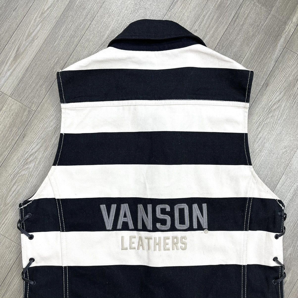 Sports Specialties × Vanson Leathers × Vintage Vintage Vanson Prisoner Motorcycle Punk Vest Ifsixwasnine Size US M / EU 48-50 / 2 - 12 Thumbnail
