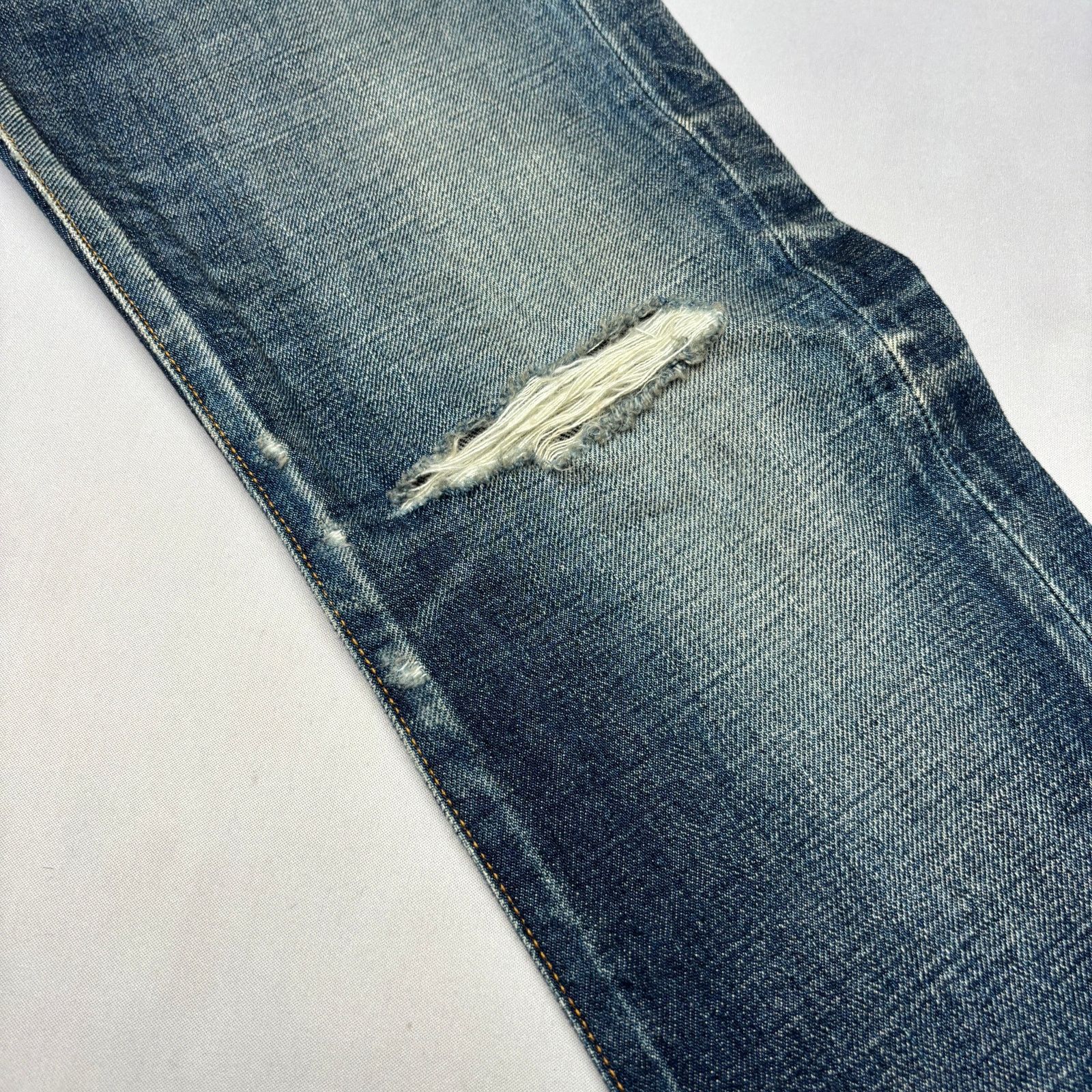 Fabric Brand & Co. Fabric Brand & Co Selvedge Denim Slim Fit Jeans Men's 30x33 Size US 30 / EU 46 - 16 Thumbnail
