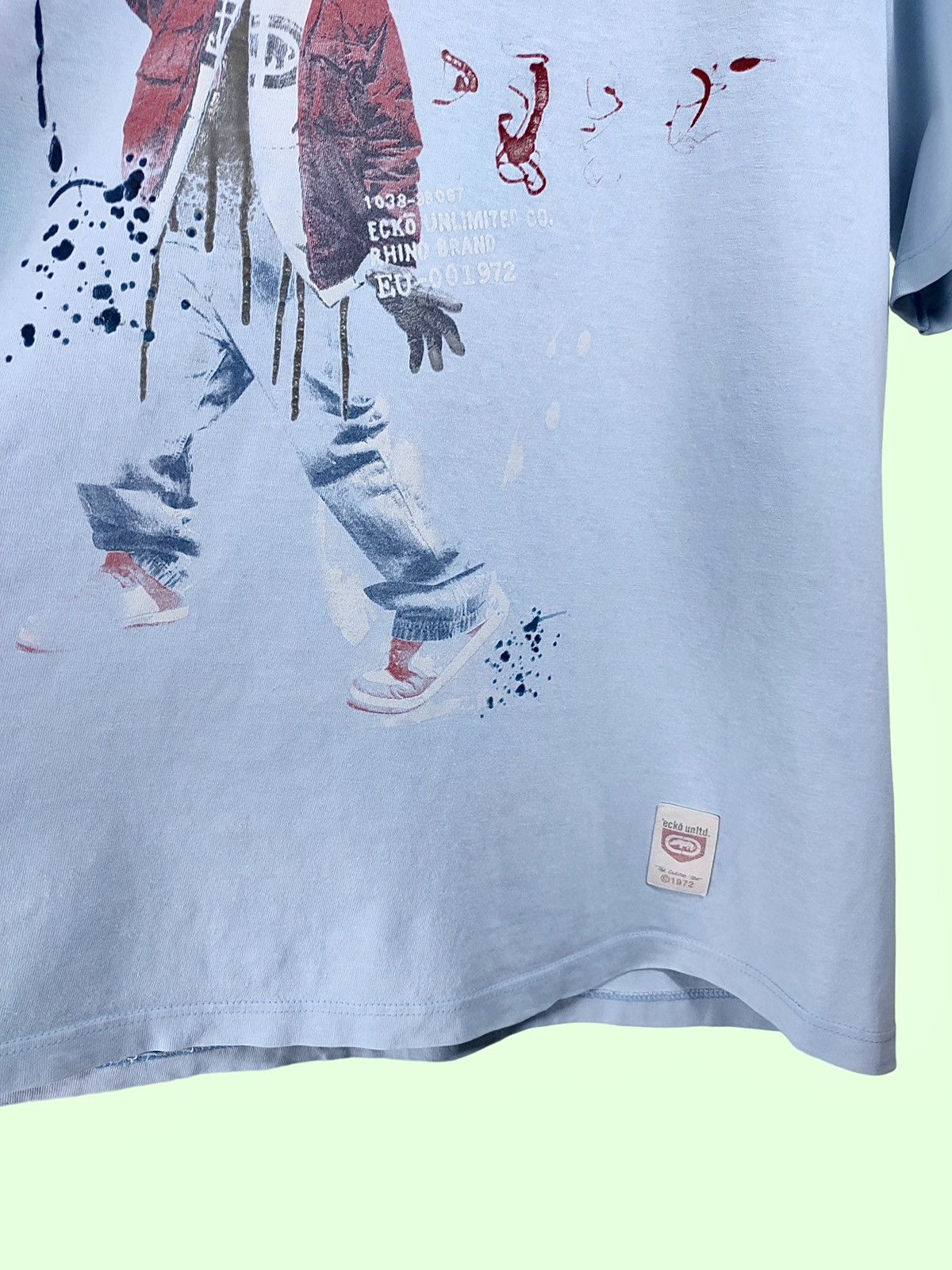 Ecko Unltd. Y2K Vintage Ecko Graffiti Distressed Print Hip-Hop Tee Size US XL / EU 56 / 4 - 8 Thumbnail