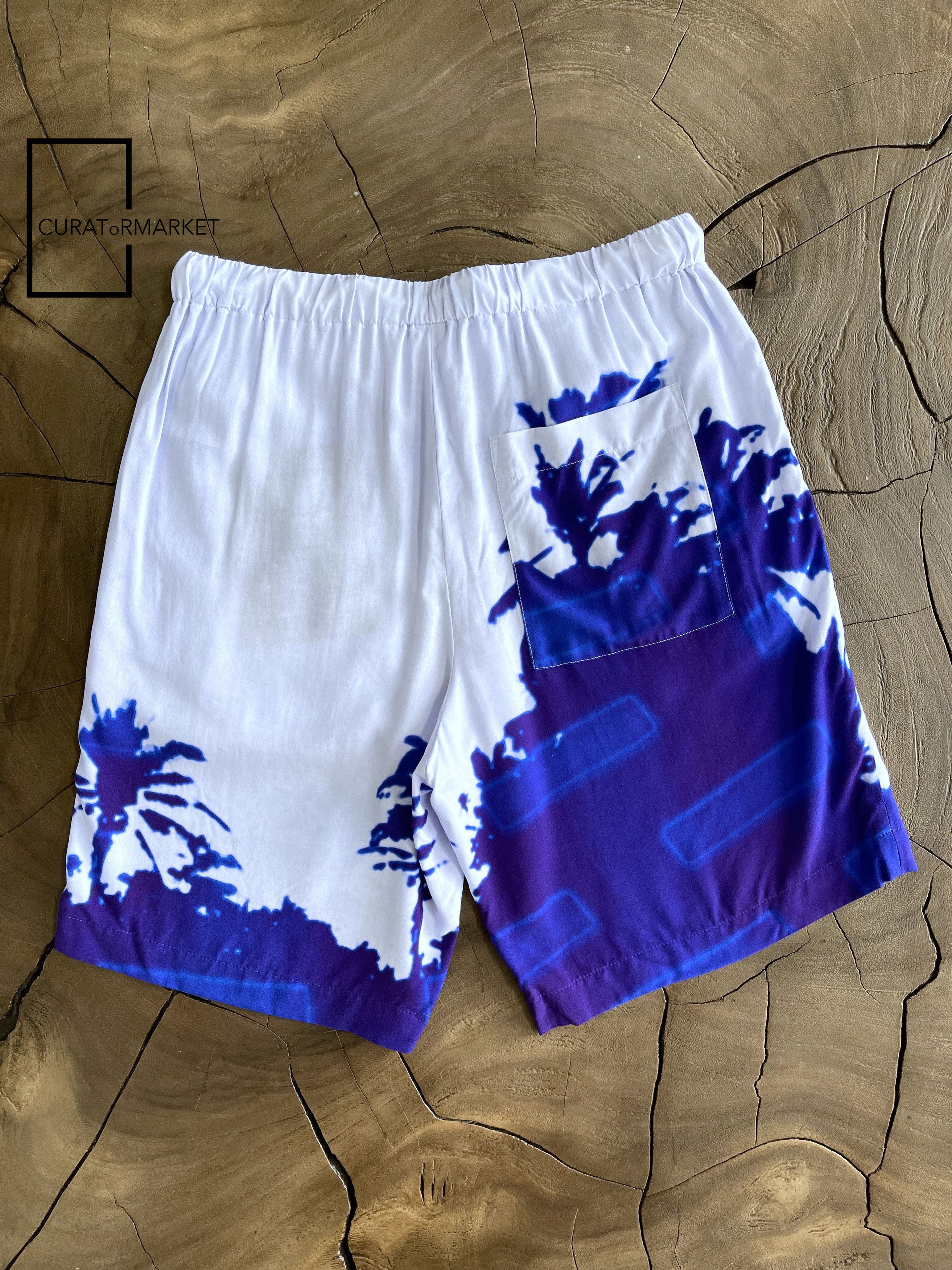 Dries Van Noten EU46 Piper Psychedelic Palm Len Lye Print Graphic Short SS21 Size US 30 / EU 46 - 3 Thumbnail