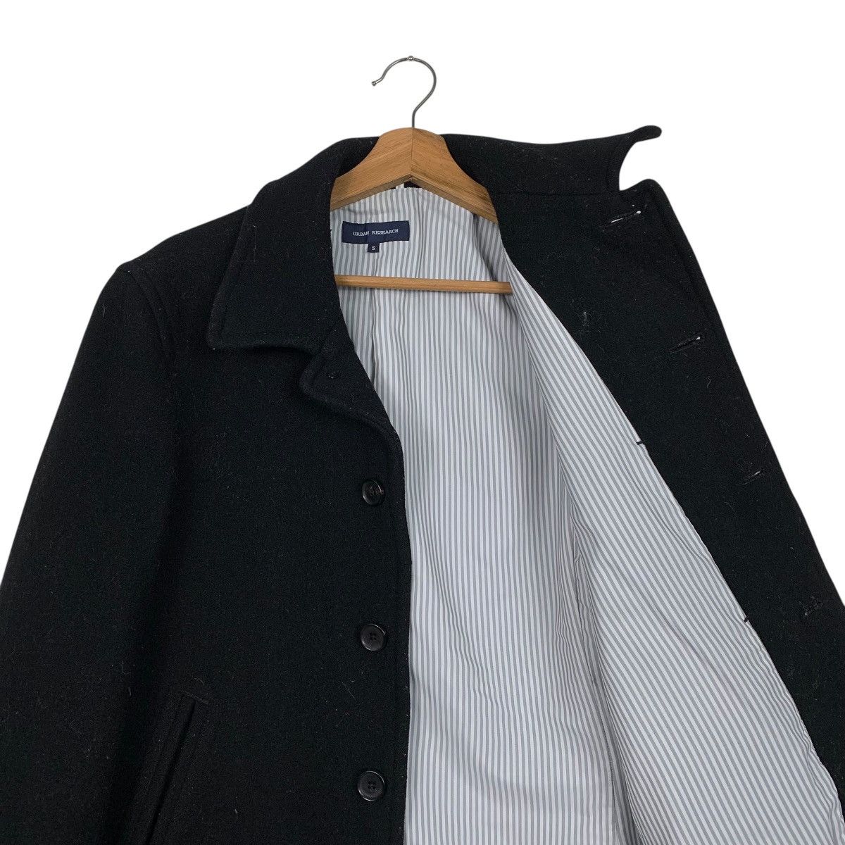 URBAN RESEARCH DOORS Urban Research Wool Black Jacket Size US S / EU 44-46 / 1 - 10 Thumbnail