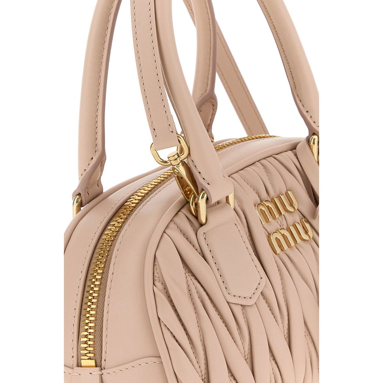 Miu Miu MIU MIU Arcadie $3150 Powder Pink Nappa Leather Top Handle B Size ONE SIZE - 4 Thumbnail