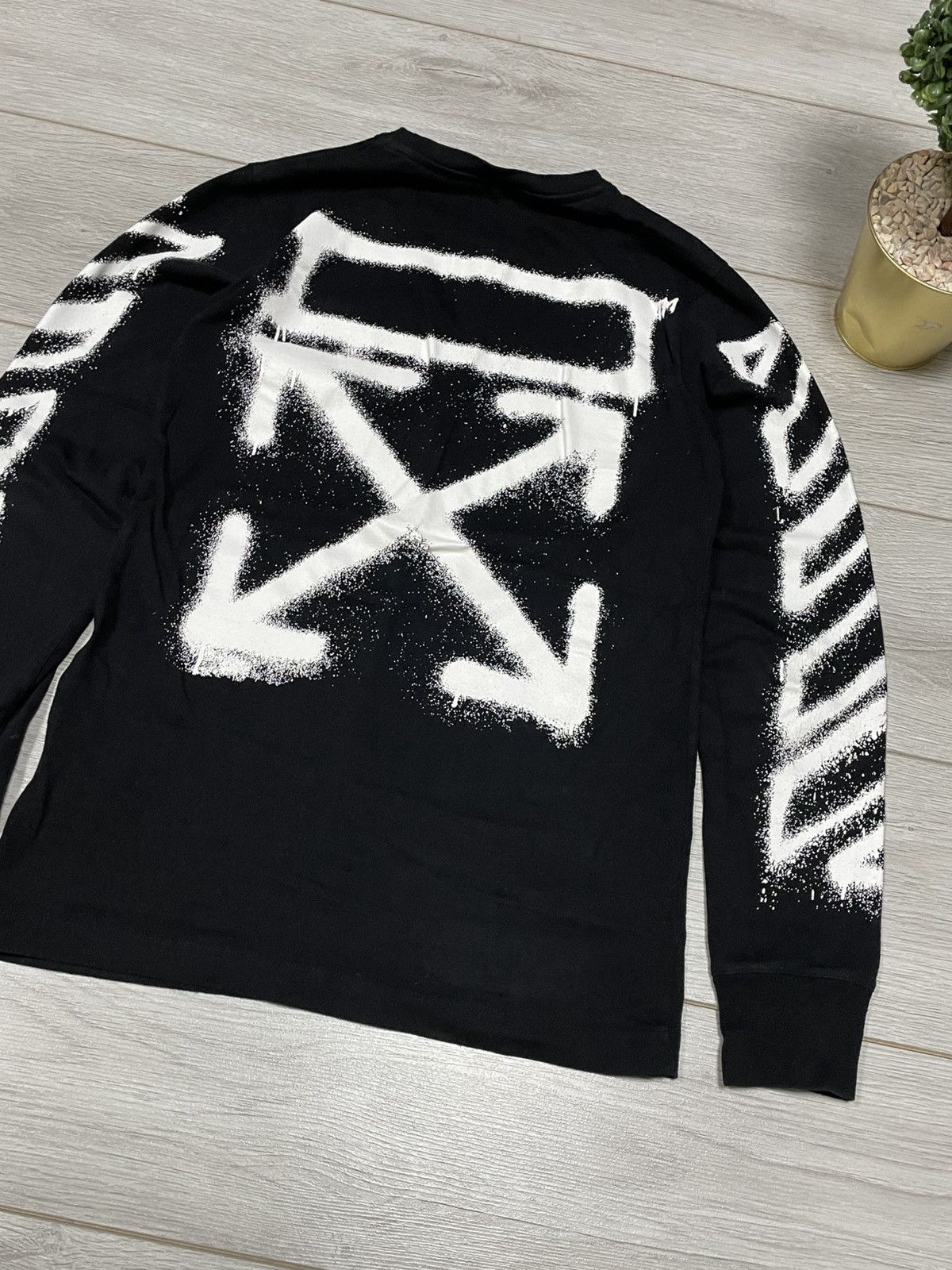 Off-White Off-White paint arrows tape stripes long sleeve Size US S / EU 44-46 / 1 - 3 Thumbnail