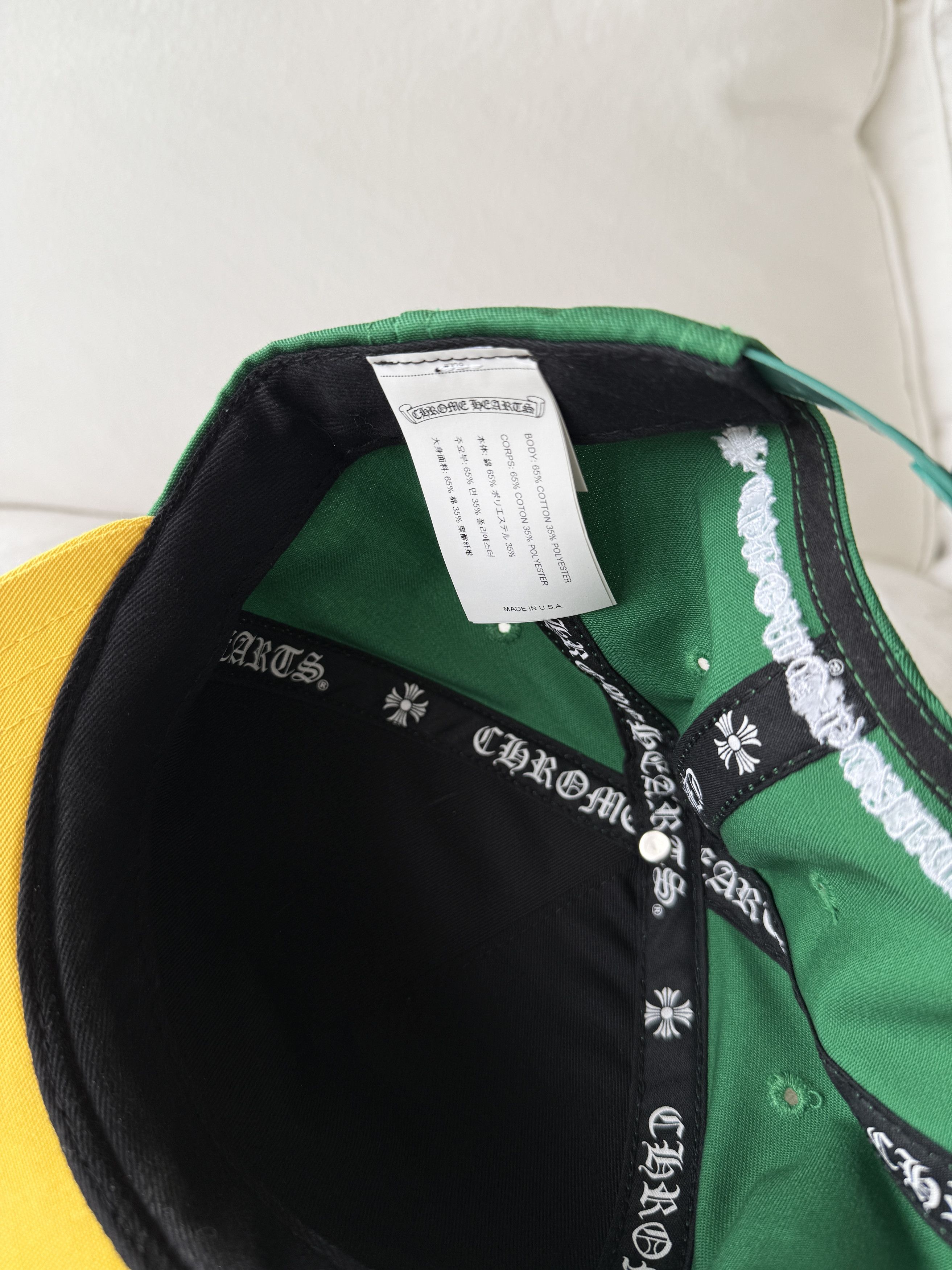 Chrome Hearts Chrome Hearts Green CH Trucker Hat Size ONE SIZE - 13 Thumbnail