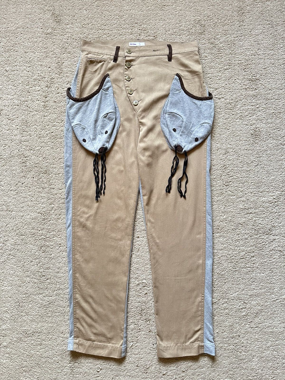 Issey Miyake AW2012 Ne-Net Mouse Pocket Hybrid Pant Size US 30 / EU 46 - 1 Thumbnail