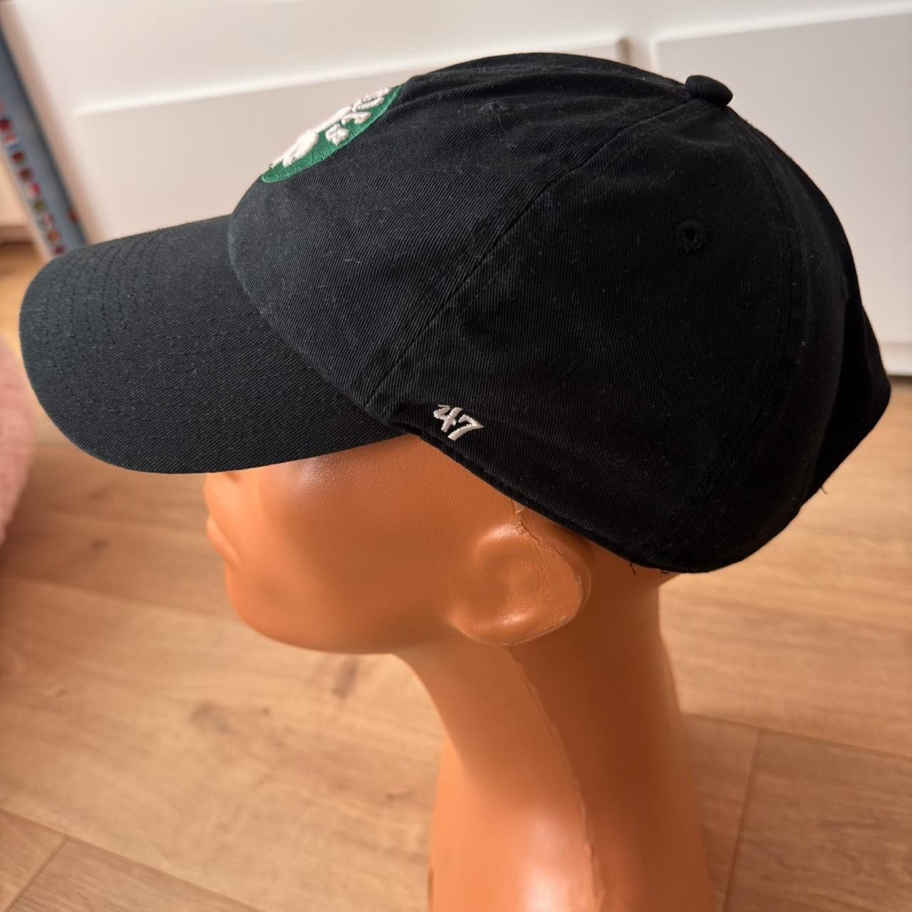 47 Brand Boston Celtics '47 Brand Black Clean Up Adjustable Dad Hat Size ONE SIZE - 3 Thumbnail
