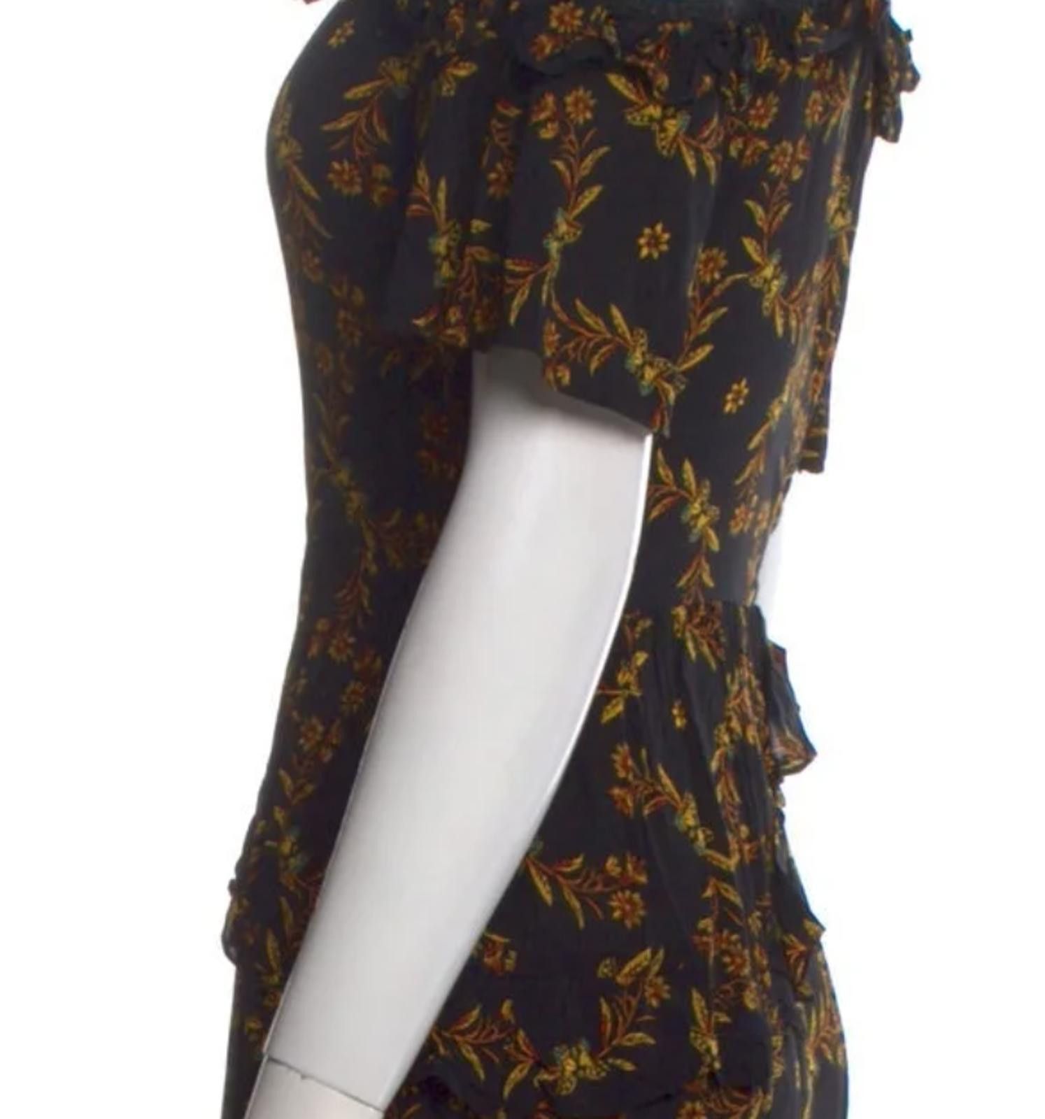 Sandro Sandro Lace Pattern Mini Dress Size: M Size M / US 6-8 / IT 42-44 - 6 Thumbnail