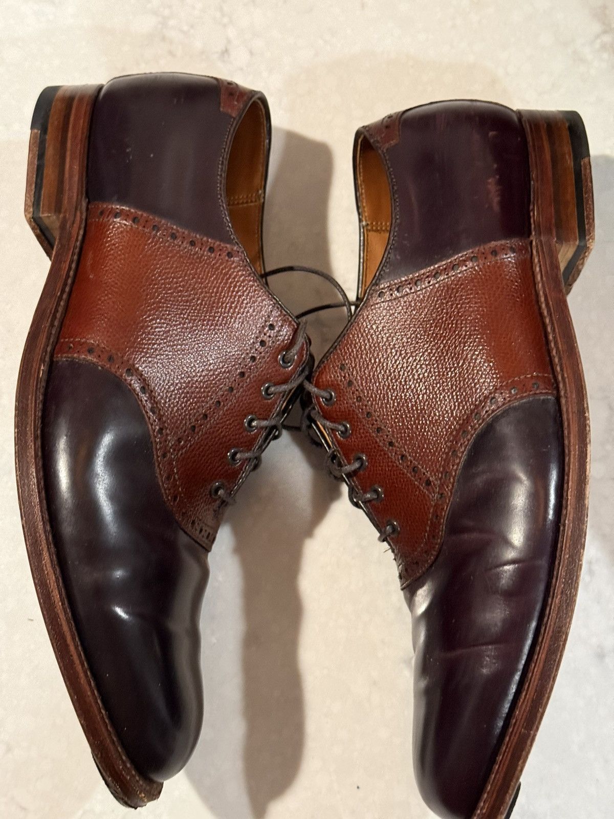 Alden Alden 89920 Saddle Shoe Size US 11 / EU 44 - 4 Thumbnail