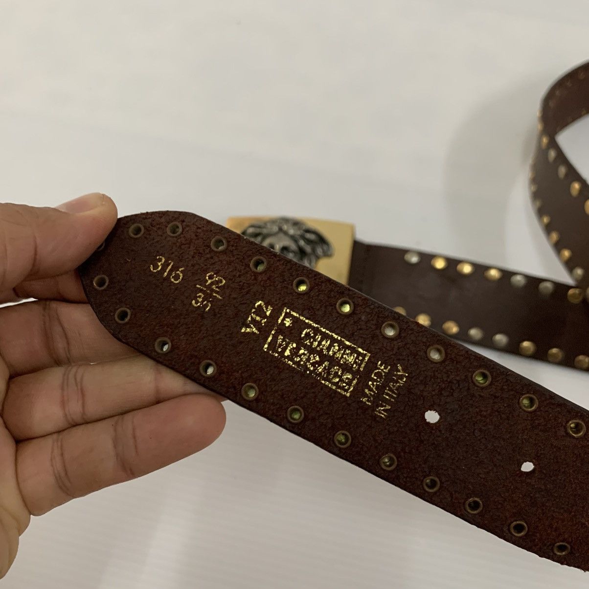 Versace Gianni Versace Leather Belts Limited Size 36 - 8 Thumbnail
