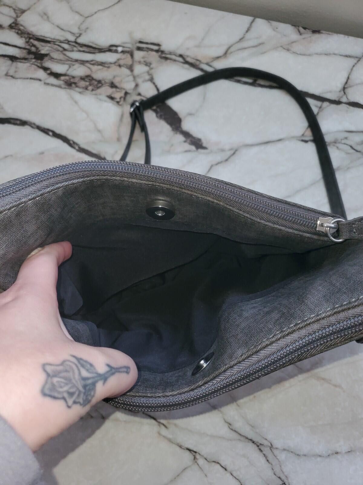 Other Multi-Sac Gray Faux Leather Silvertoned Hardware Purse Size ONE SIZE - 6 Thumbnail