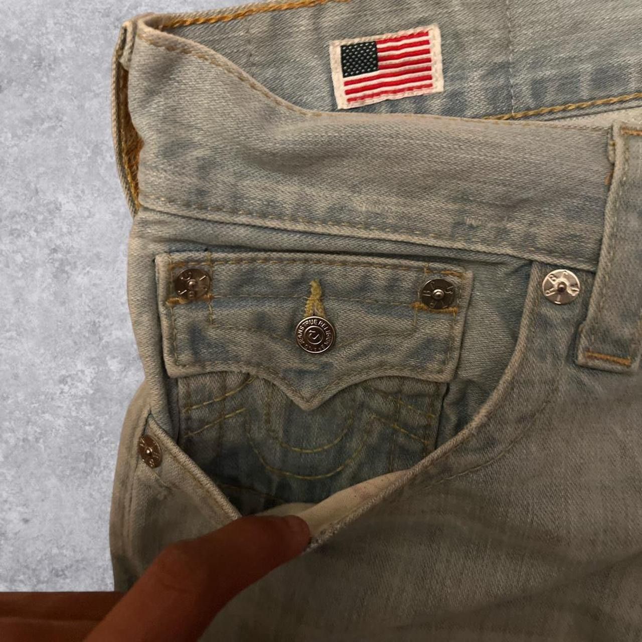 True Religion Vintage True Religion Ricky straight leg jeans Size US 38 / EU 54 - 3 Thumbnail