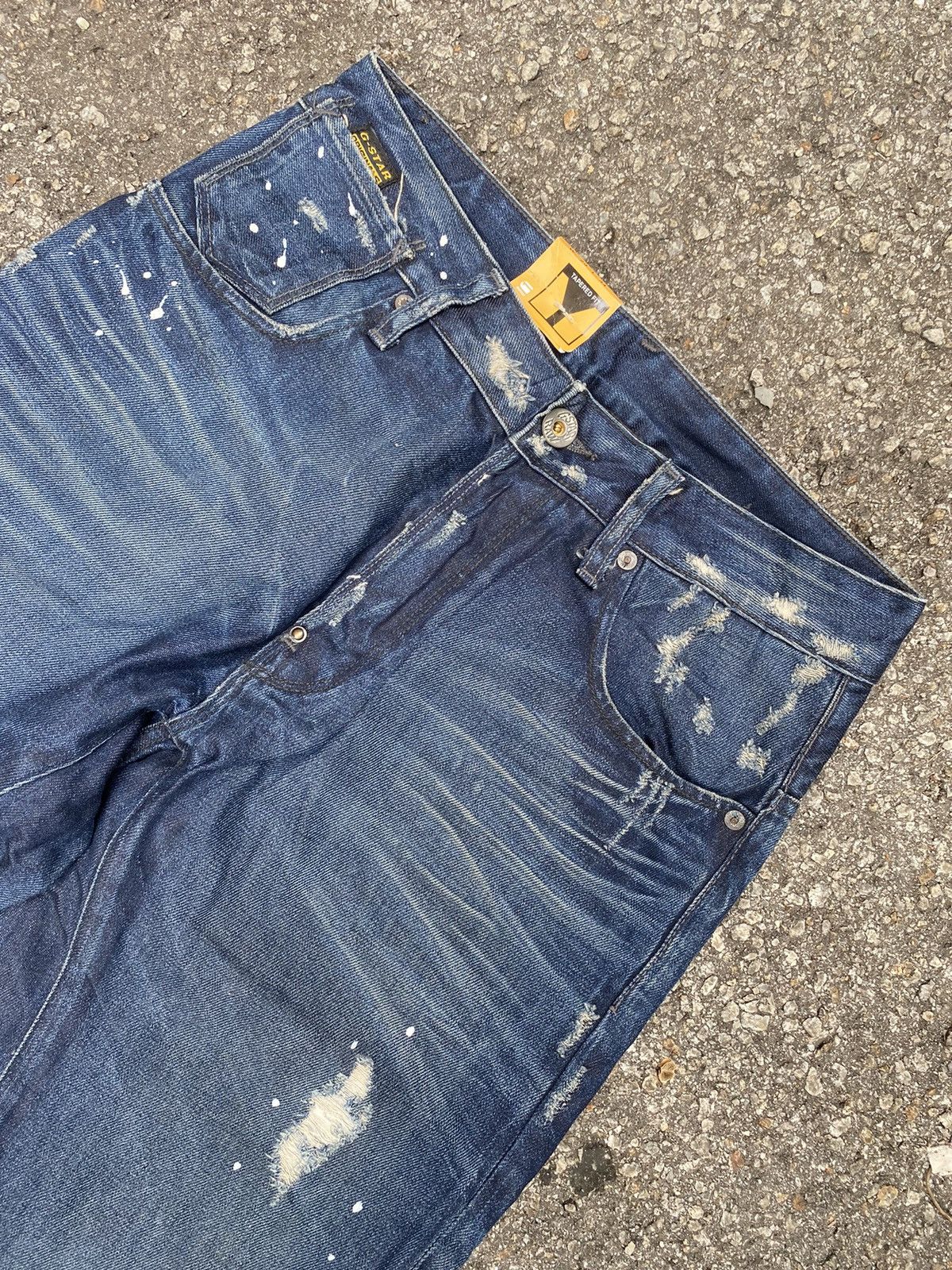 G-Star G Star Raw Distressed Denim Pants Jeans Size US 29 - 5 Thumbnail