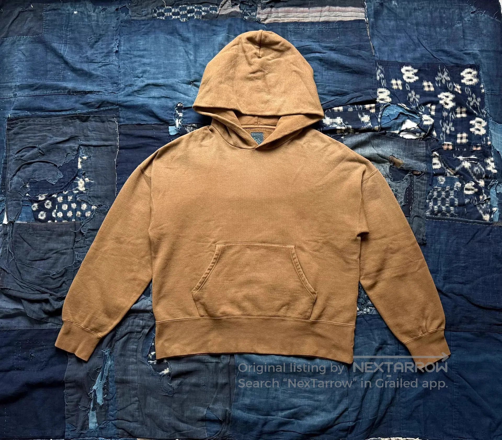 Visvim Brown Hoodie with Front Pocket, Size XL. Size US XL / EU 56 / 4 - 1 Thumbnail
