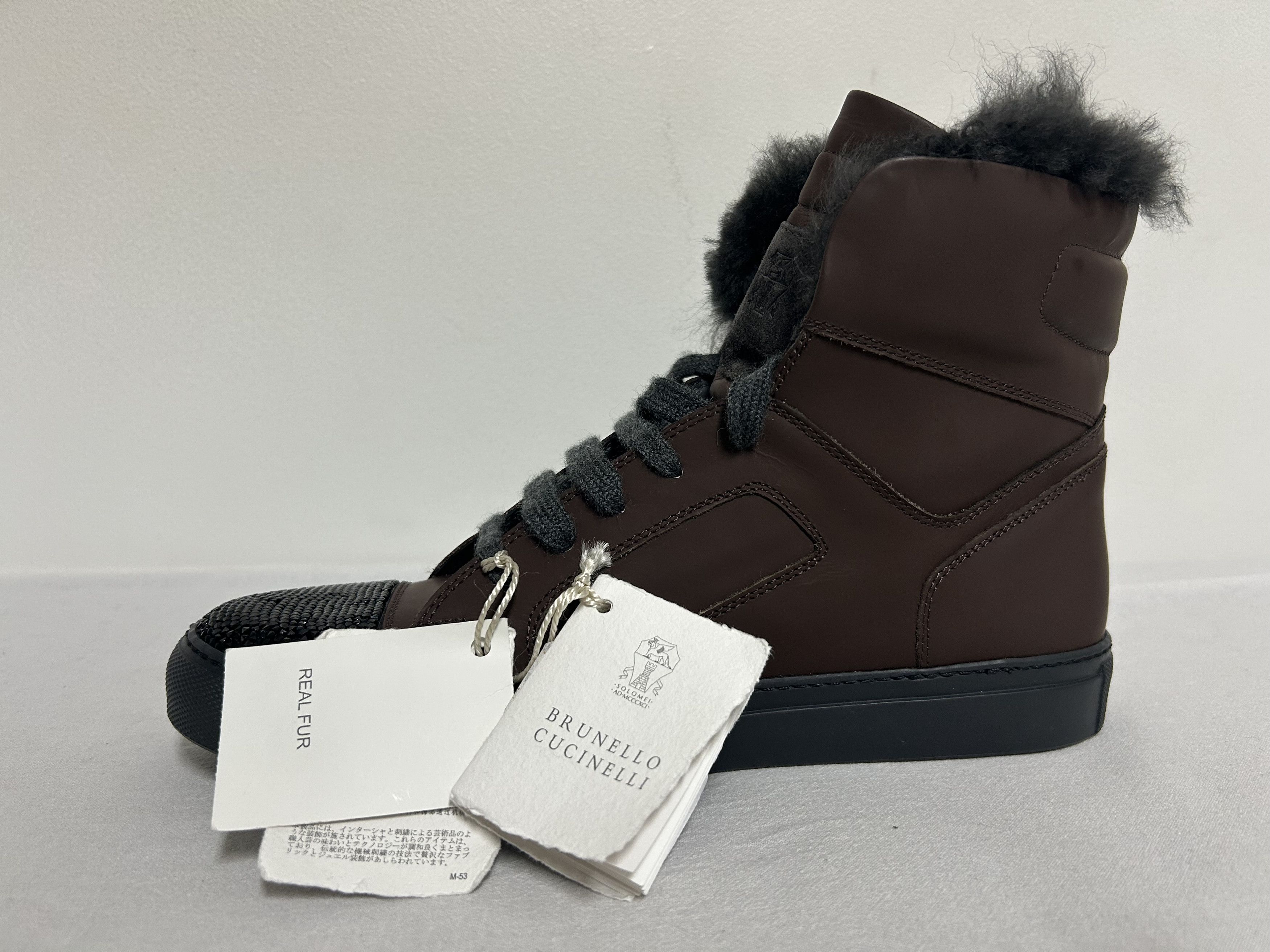 Brunello Cucinelli Brunello Cucinelli Cash Fur High-Top Size US 9 / IT 39 - 4 Thumbnail