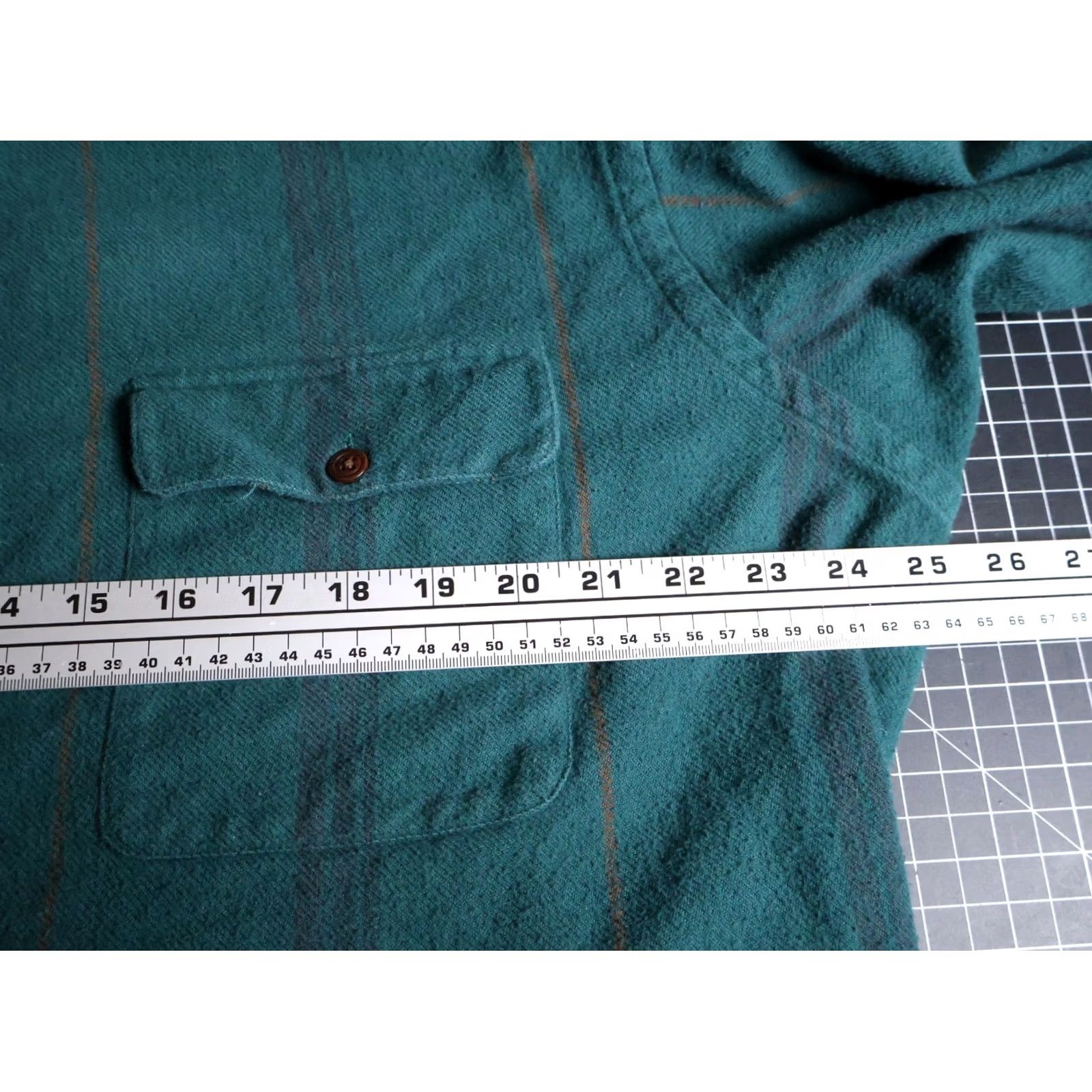 Polo Ralph Lauren Polo Ralph Lauren Flannel Shirt Striped Green Blue XL Men’s Button-Up Long Sleeve Casual Workwear VTG 90s Grunge Retro Hipster Green Shirt Mens XL Size US XL / EU 56 / 4 - 6 Thumbnail