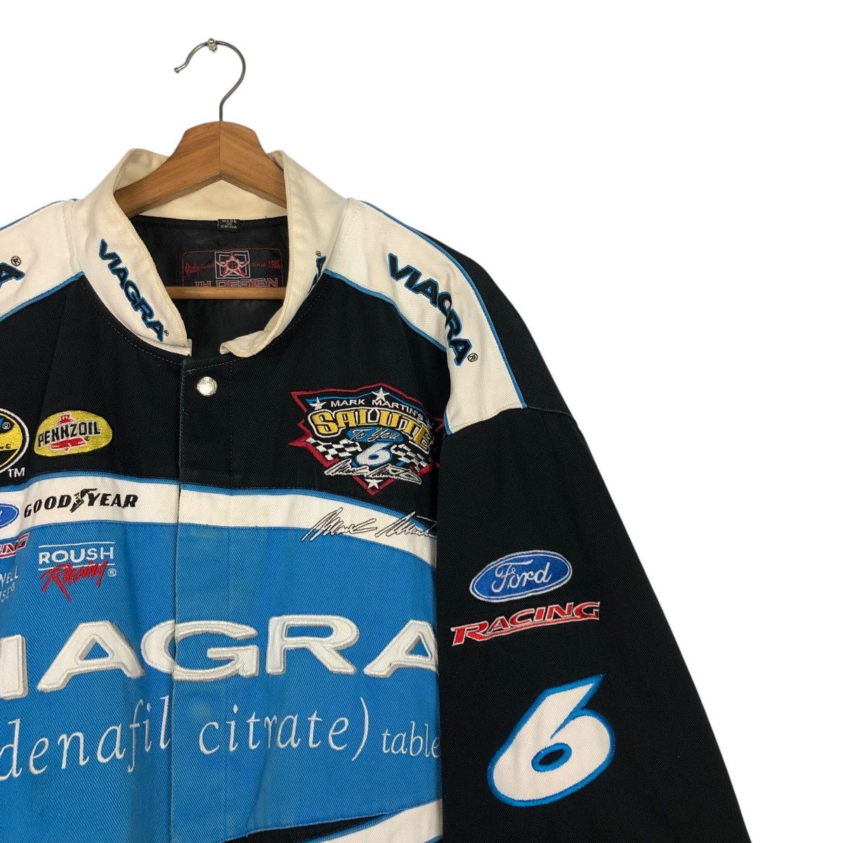 Jeff Hamilton 🔥JEFF HAMILTON OG MARK MARTIN’S VIAGRA KNICKS JACKET Size US XXL / EU 58 / 5 - 15 Thumbnail