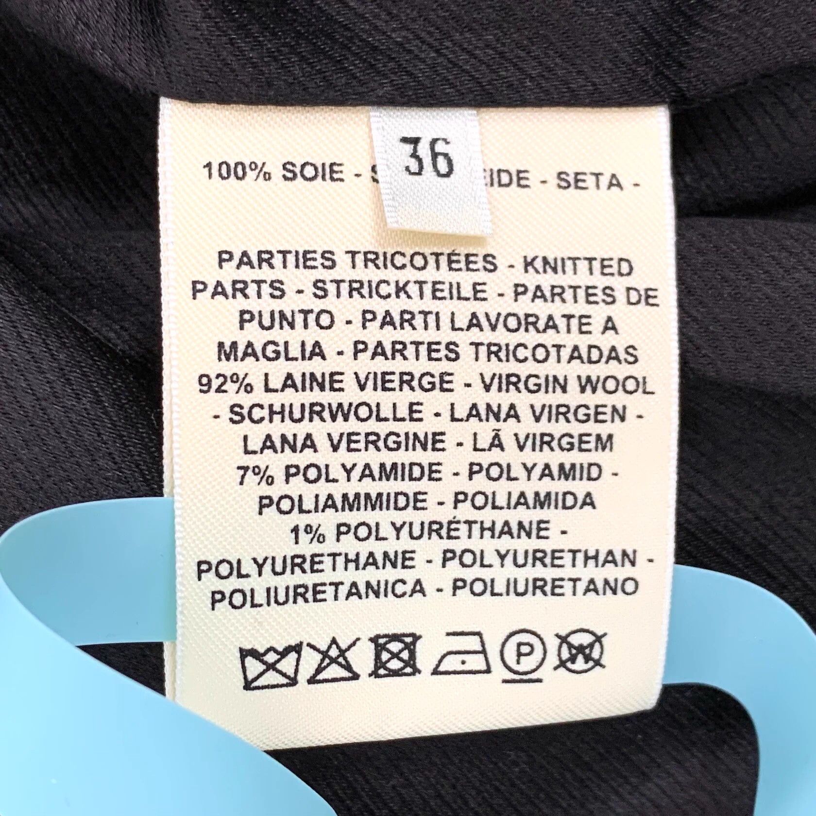 Hermes LW0343 Hermes Black Polka Dot Print Silk Long Sleeve Jacket Size XS / US 0-2 / IT 36-38 - 7 Thumbnail