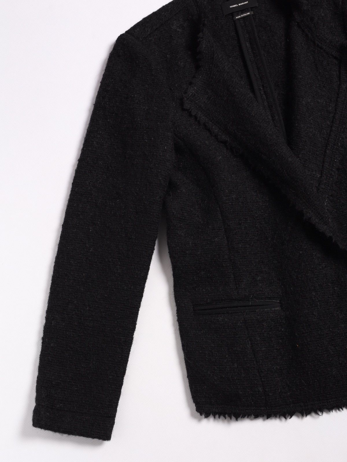 Isabel Marant Isabel Marant Mohair Wool Blazer Jacket Black Size S / US 4 / IT 40 - 4 Thumbnail