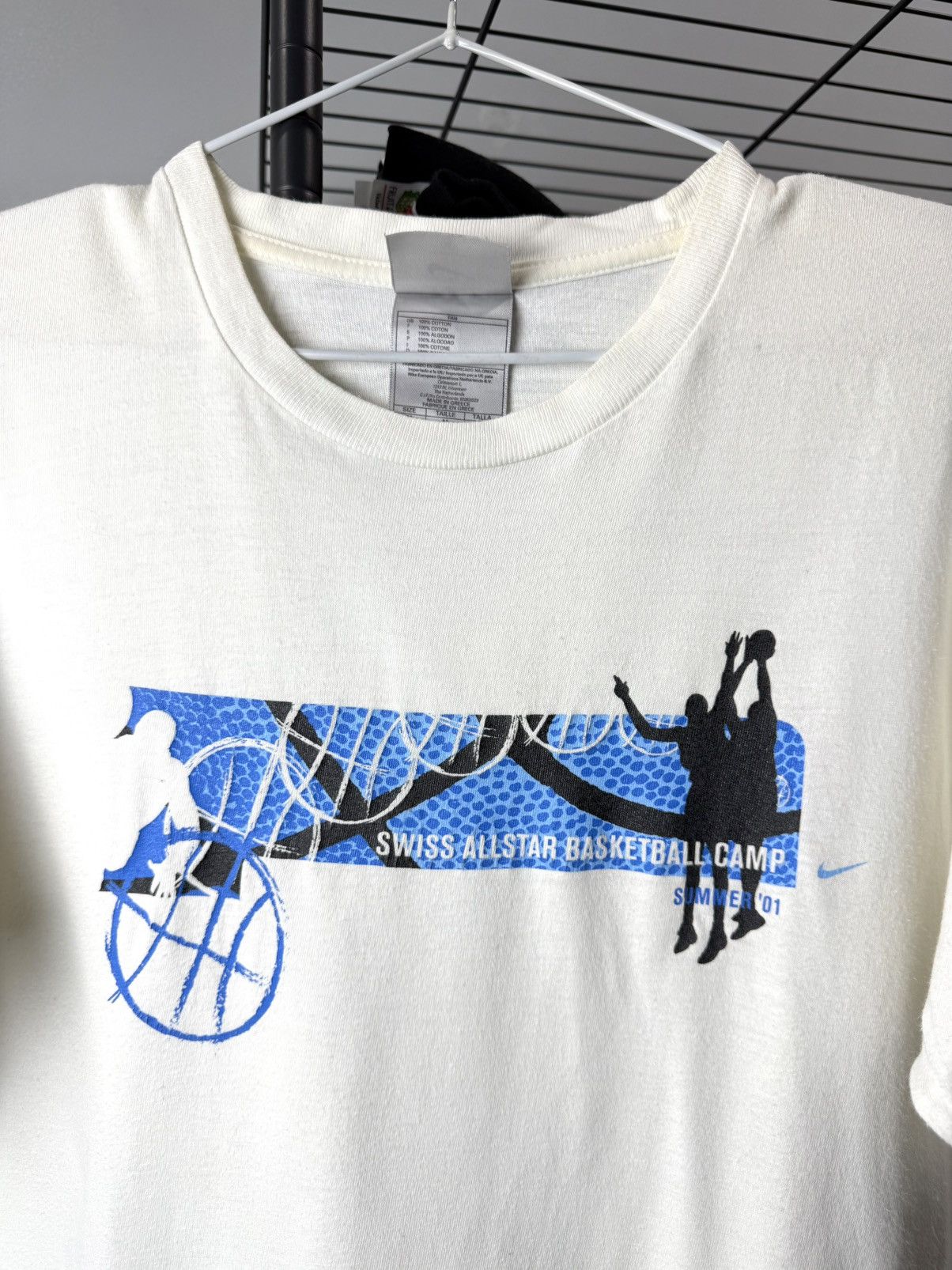Nike Vintage 2001 Nike Allstar Basketball Camp T Shirt NBA Size US M / EU 48-50 / 2 - 2 Thumbnail