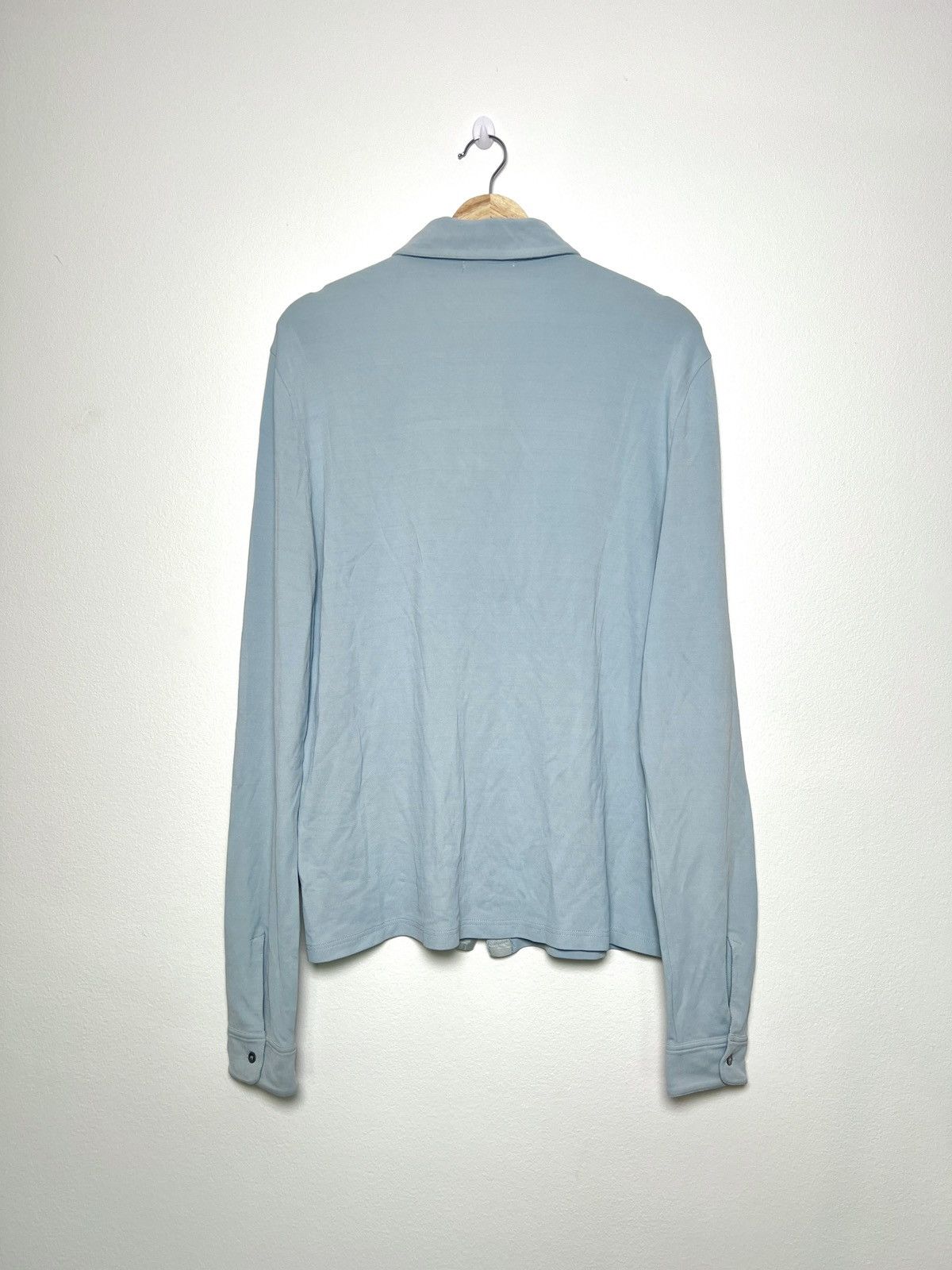 Prada Vintage pastel blue Prada polo shirt Size US M / EU 48-50 / 2 - 2 Thumbnail