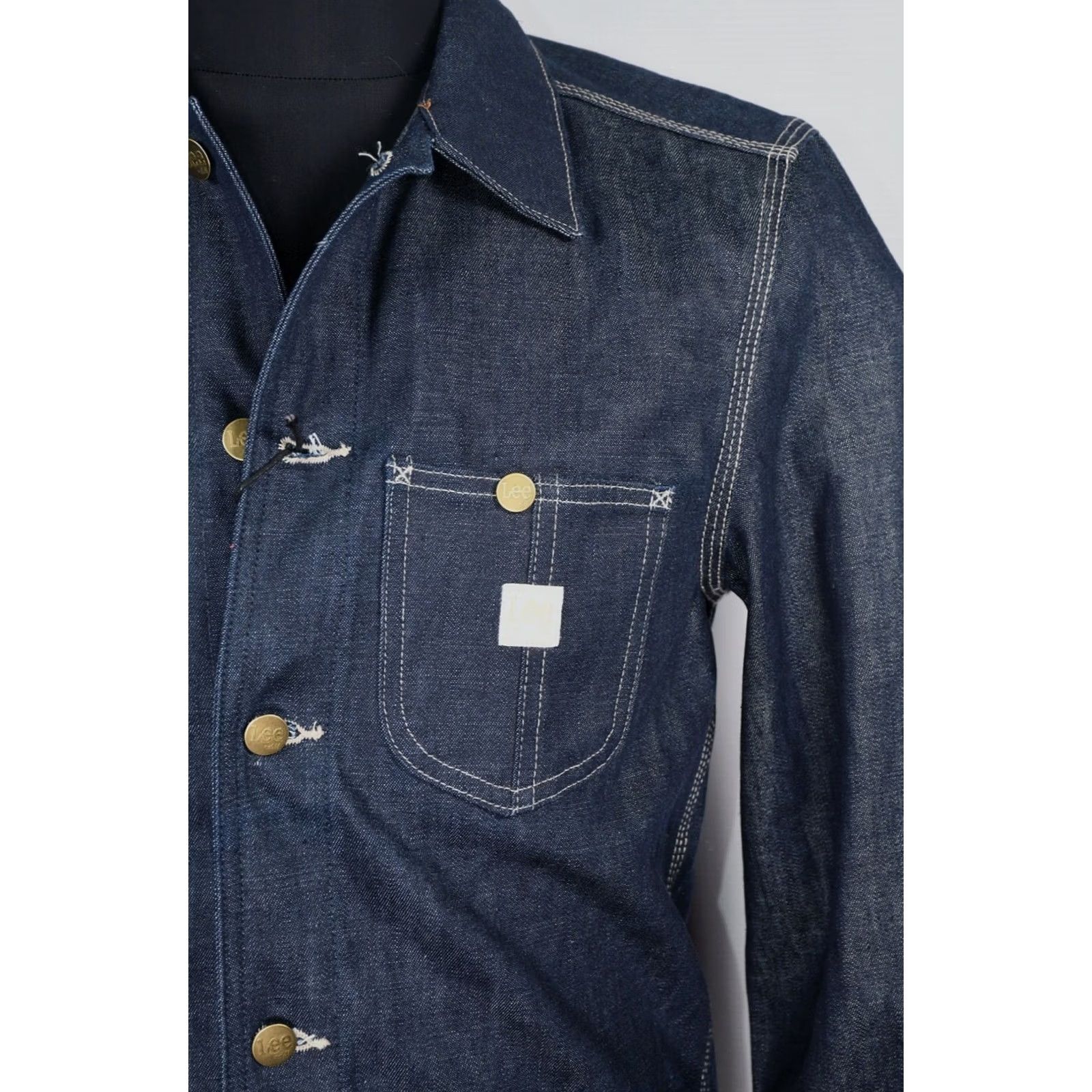 Lee Lee x H&M Denim Jacket XS Mens Blue 80%Cotton 20%True Hemp Casual Denim Jacket XS Mens Lee x H&M Size US XS / EU 42 / 0 - 3 Thumbnail