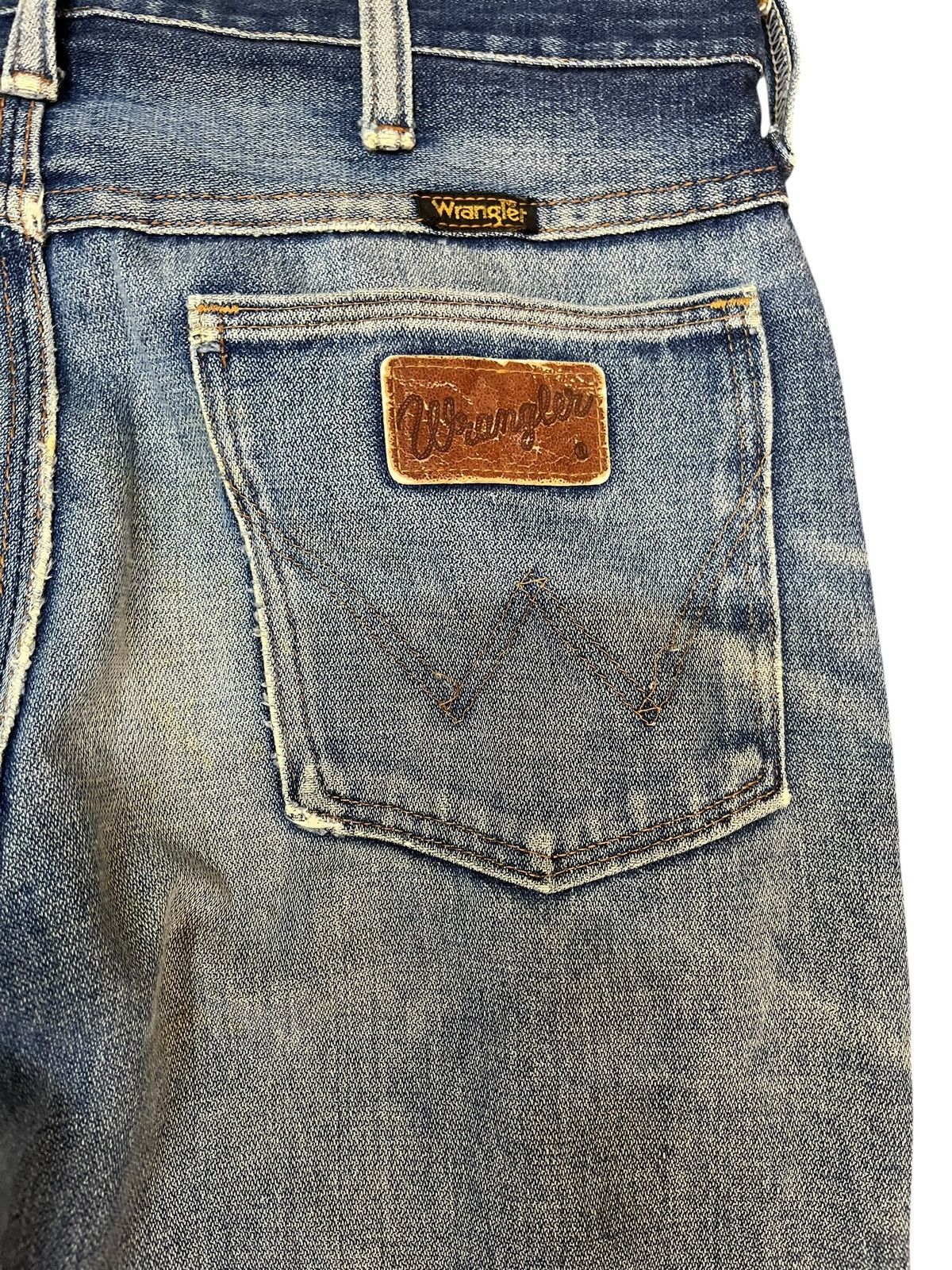 Wrangler Vintage Wrangler Flare Bootcut Distressed Denim Size US 30 / EU 46 - 7 Thumbnail