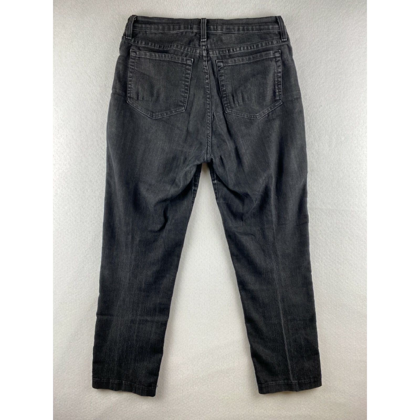 NYDJ NYDJ Jeans Black 8 NYDJ Not Your Daughters Jeans 8 Black Mom Relaxed Stretch Denim Pants Women Size 30" / US 8 / IT 44 - 7 Thumbnail