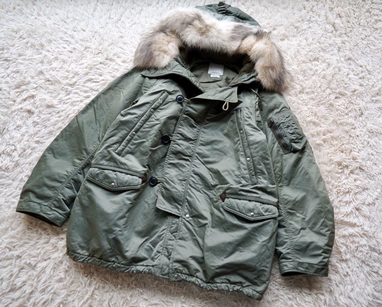 Visvim Multi Color Fur Hooded Parka - Size S Size US S / EU 44-46 / 1 - 1 Thumbnail
