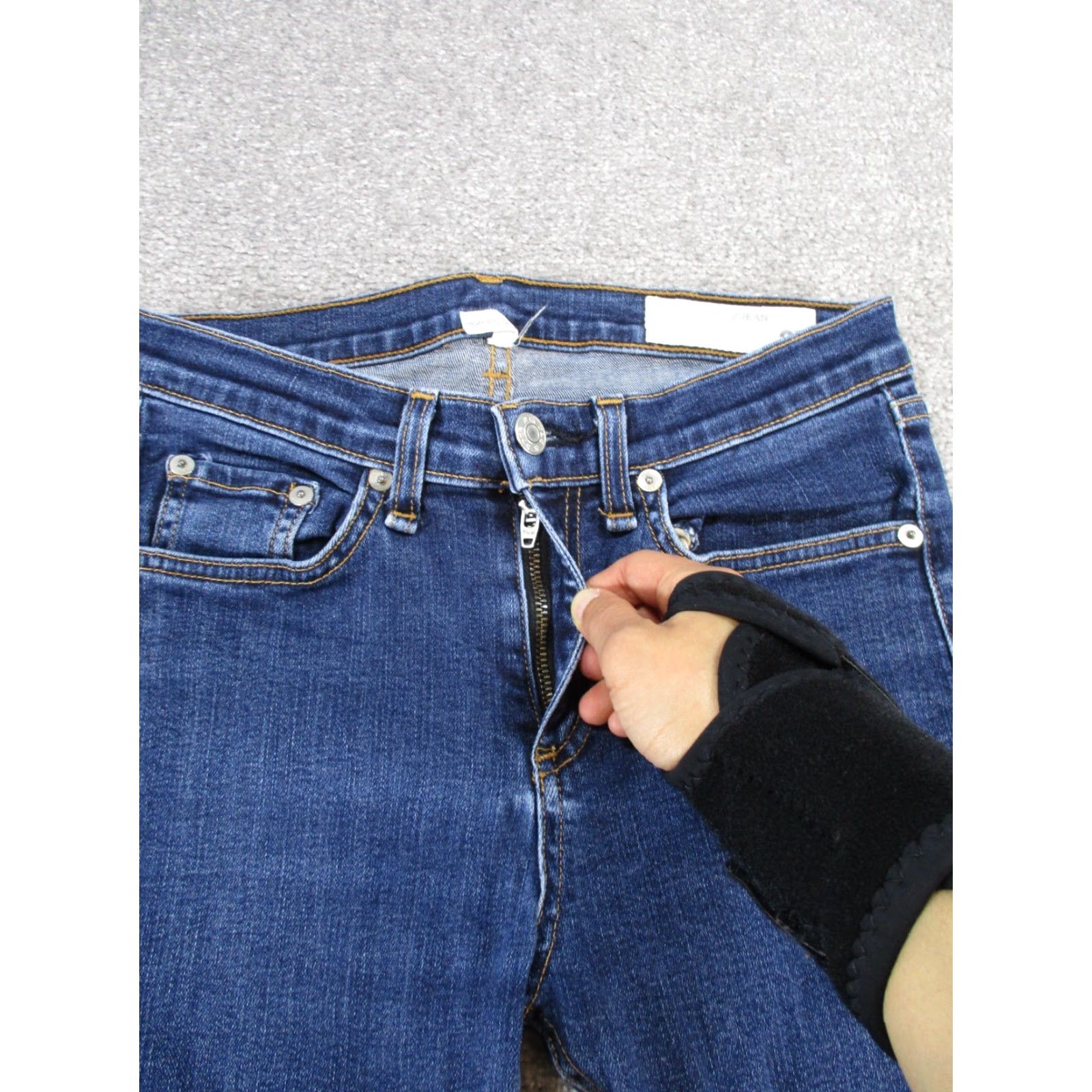 Rag & Bone rag & bone Jeans Womens 27 Dark Wash Denim Skinny Size 27" / US 4 / IT 40 - 3 Thumbnail