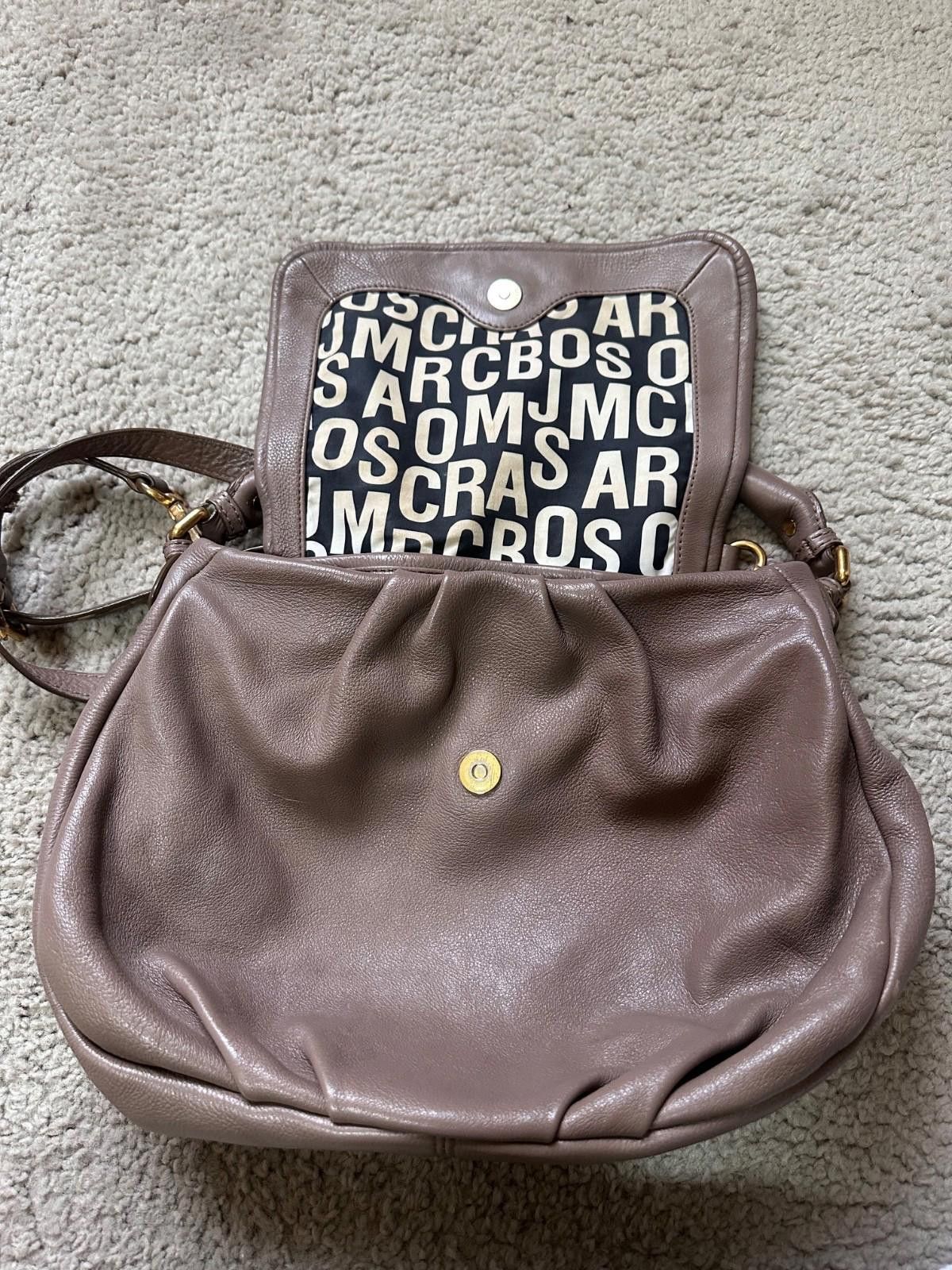 Marc Jacobs Marc by Marc Jacobs Beig Leather Classic Q Lil Ukita Satchel Size ONE SIZE - 11 Thumbnail