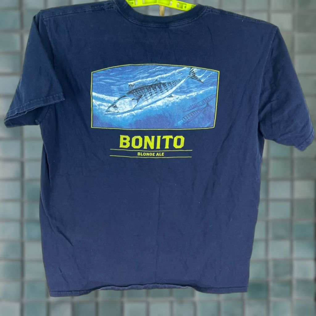 Vintage Bonito Ballistic Point Brewery T Shirt Adult Size L Blue San Diego CA Size US L / EU 52-54 / 3 - 1 Thumbnail