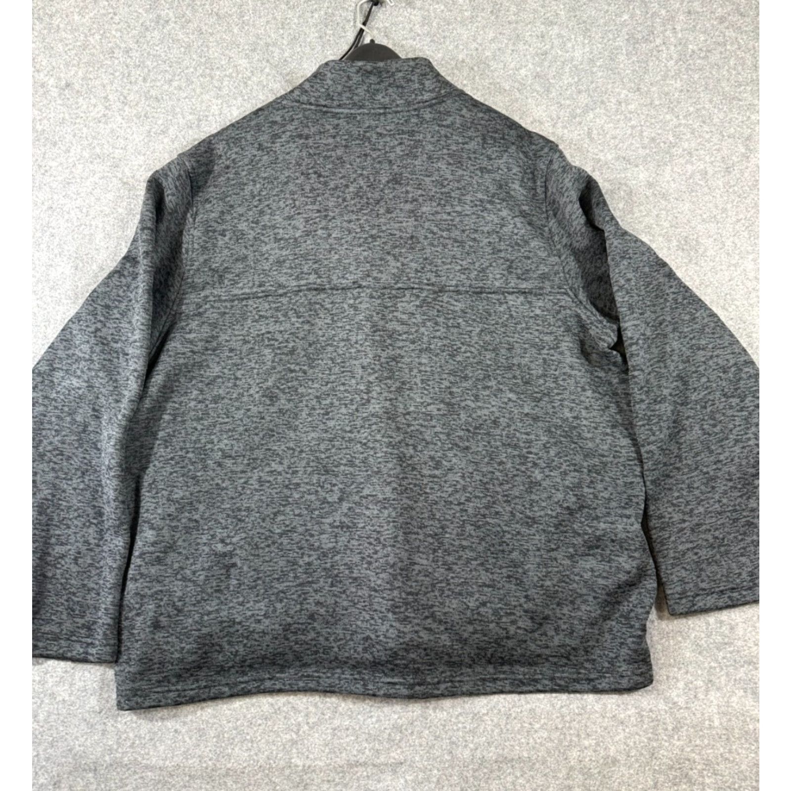 Lands' End Lands' End Sweater Mens 2XL Heather Gray Fleece Snap Mock Neck Pullover shirt Pullover Mens 2XL Gray Black Friday 90s? Size US XXL / EU 58 / 5 - 7 Thumbnail