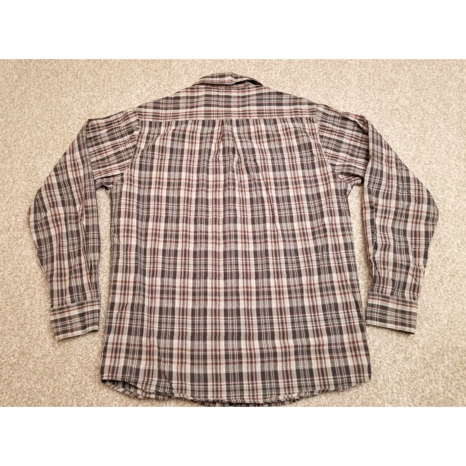 Wrangler Wrangler Shirt Mens M Purple Plaid Long Sleeve Button-Down Utility Casual Size US M / EU 48-50 / 2 - 6 Thumbnail