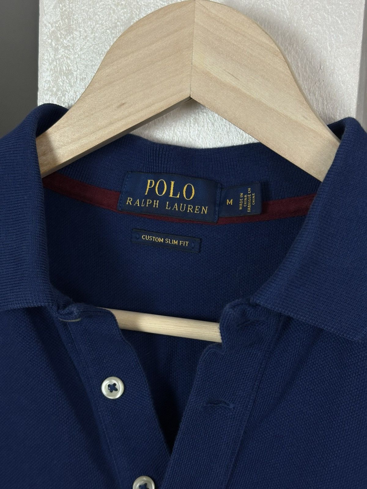 Vintage Vintage Polo Ralph Lauren Rugby Blue Polo Tee Size US M / EU 48-50 / 2 - 6 Thumbnail